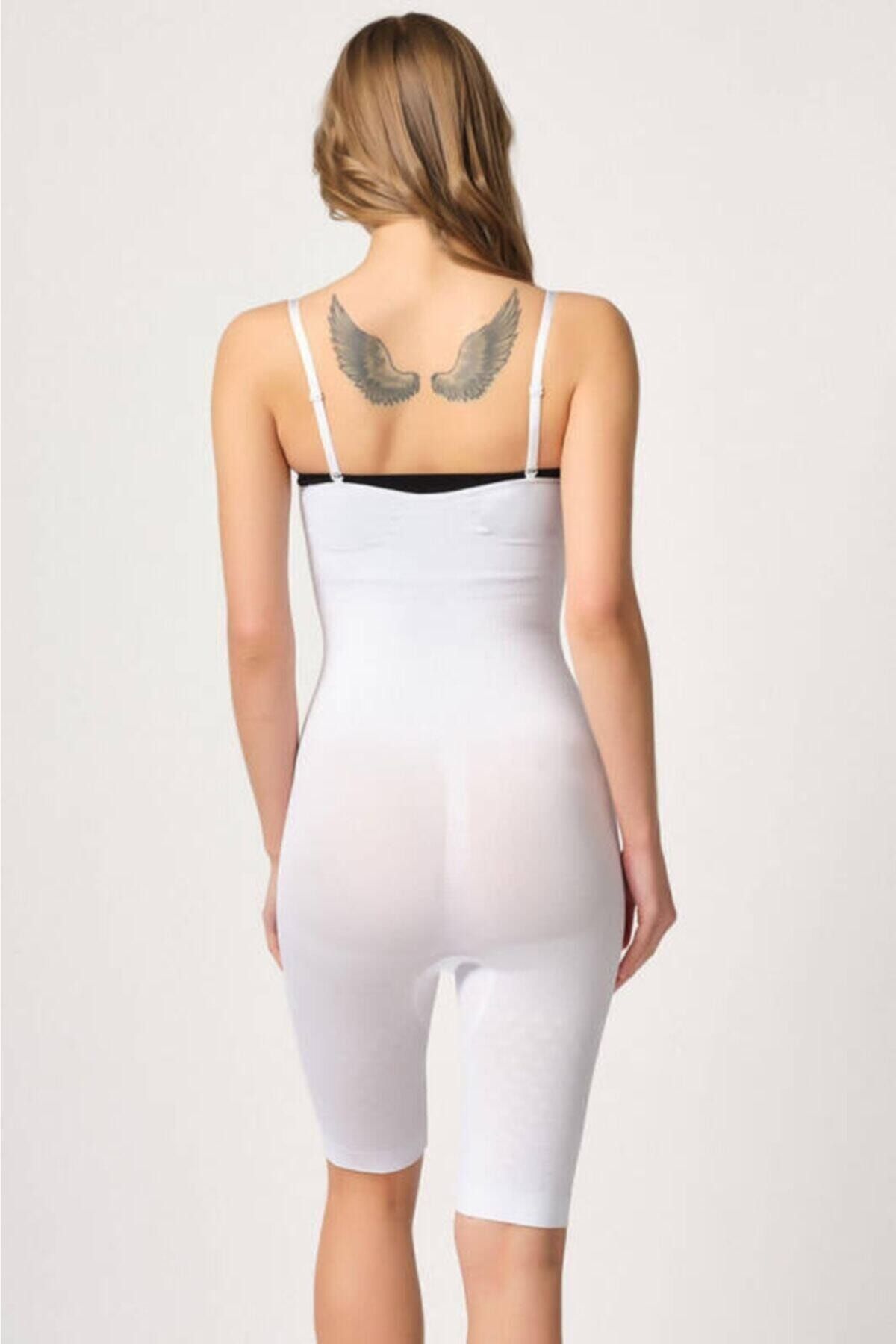 Cecimer-Under-Bust Length Corset with Front Sleeves, Reducing 1 Size 2
