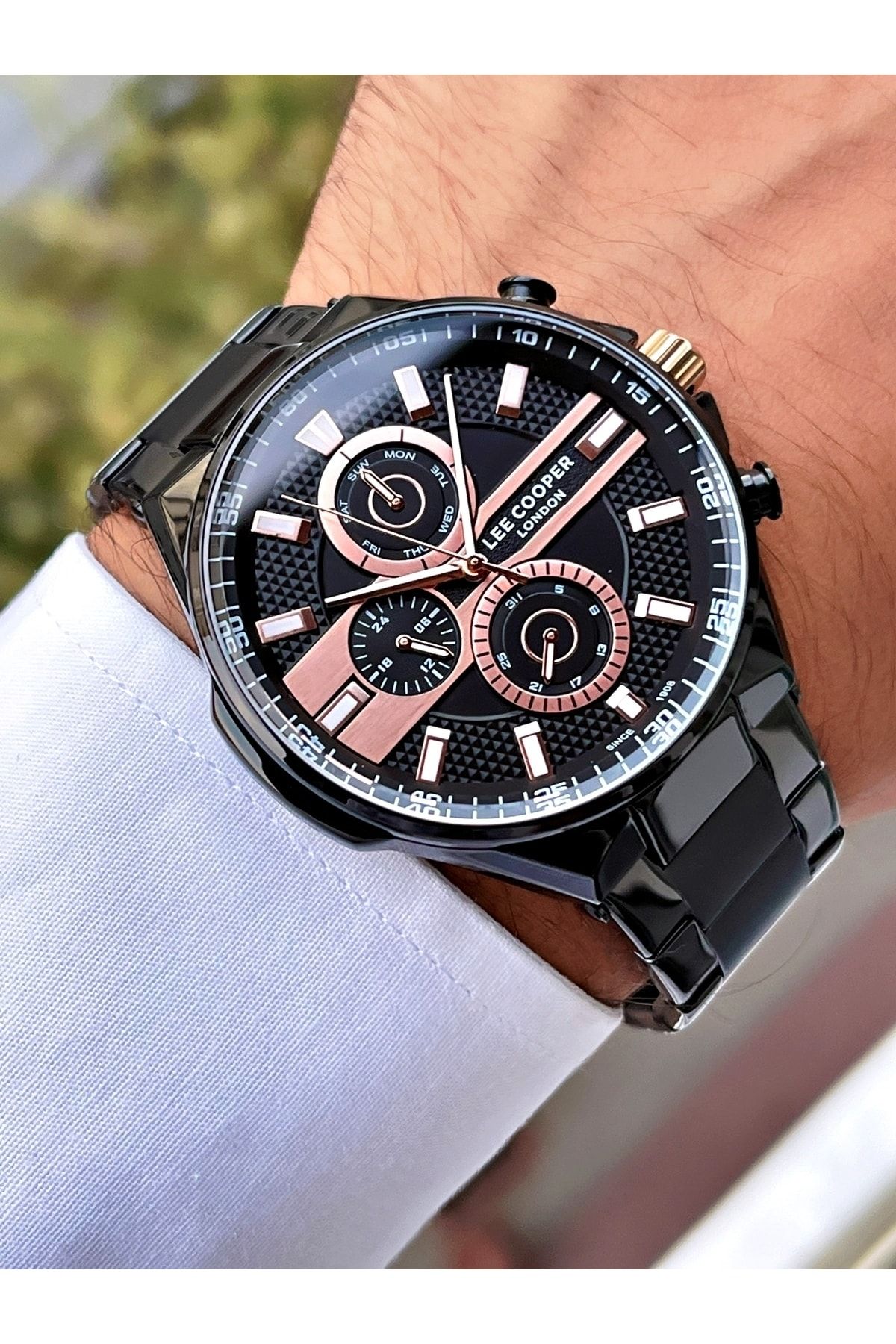 Police clearance copper watch