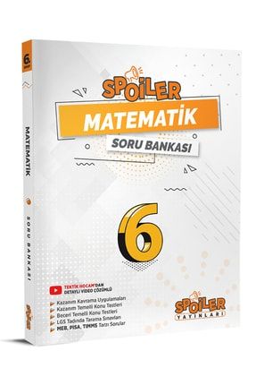 6.sınıf Spoiler Matematık Soru Bankası - Spoiler S06YNSBMAT21