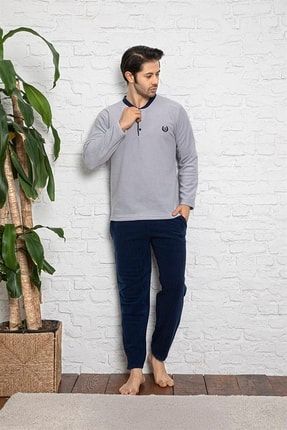 Homewear Erkek Polar Pijama Takımı Yeni Sezon 2206072142657