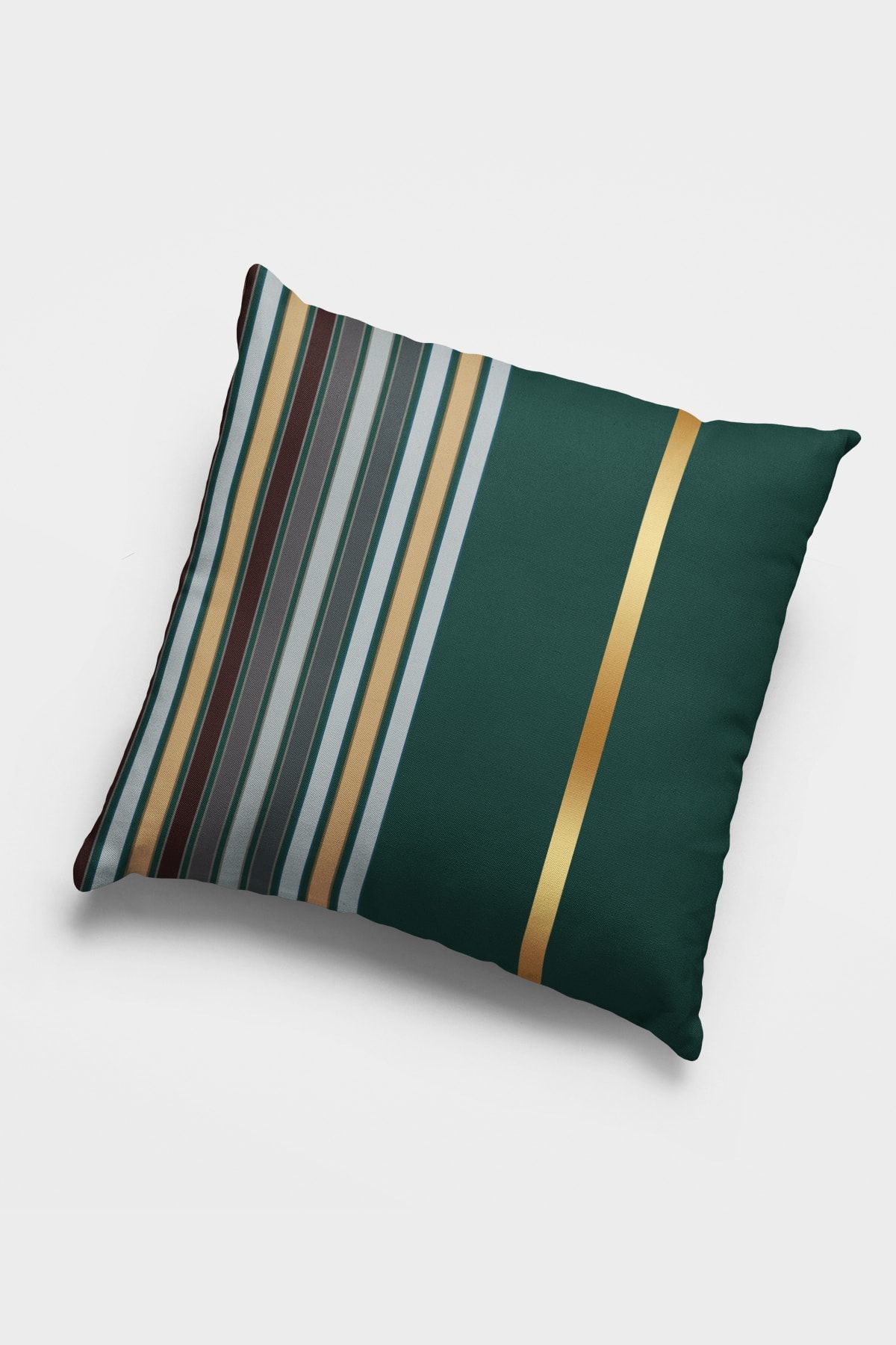 Dark top gold cushions