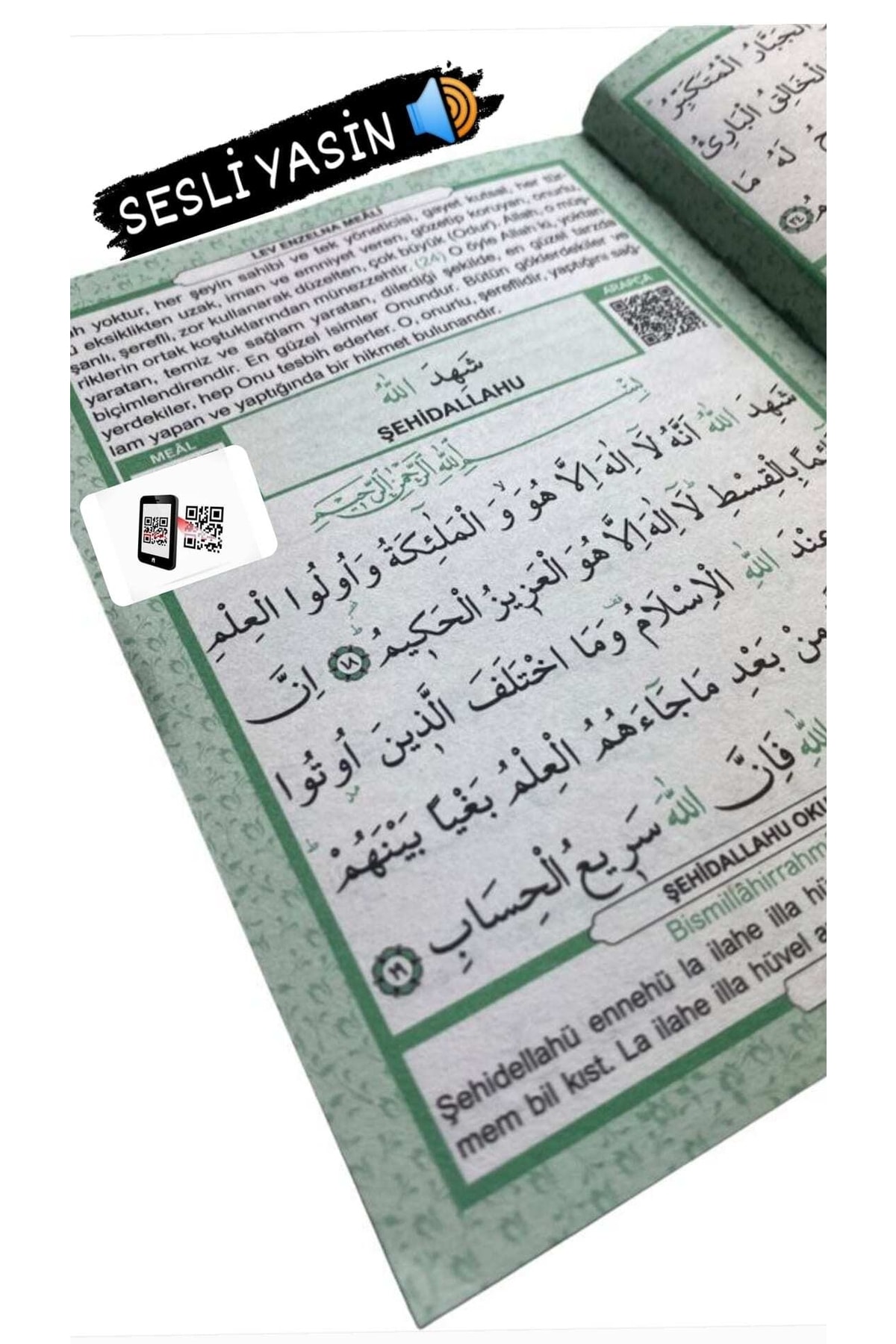 Medrese Yayınları 100lü Tül Keseli Yasin Cüzü Kitabı Gül Kokulu Tesbihli Telefonda Sesli ,dogum,mevlit Hediye,yeşil fotoğrafı 3 (önizleme)