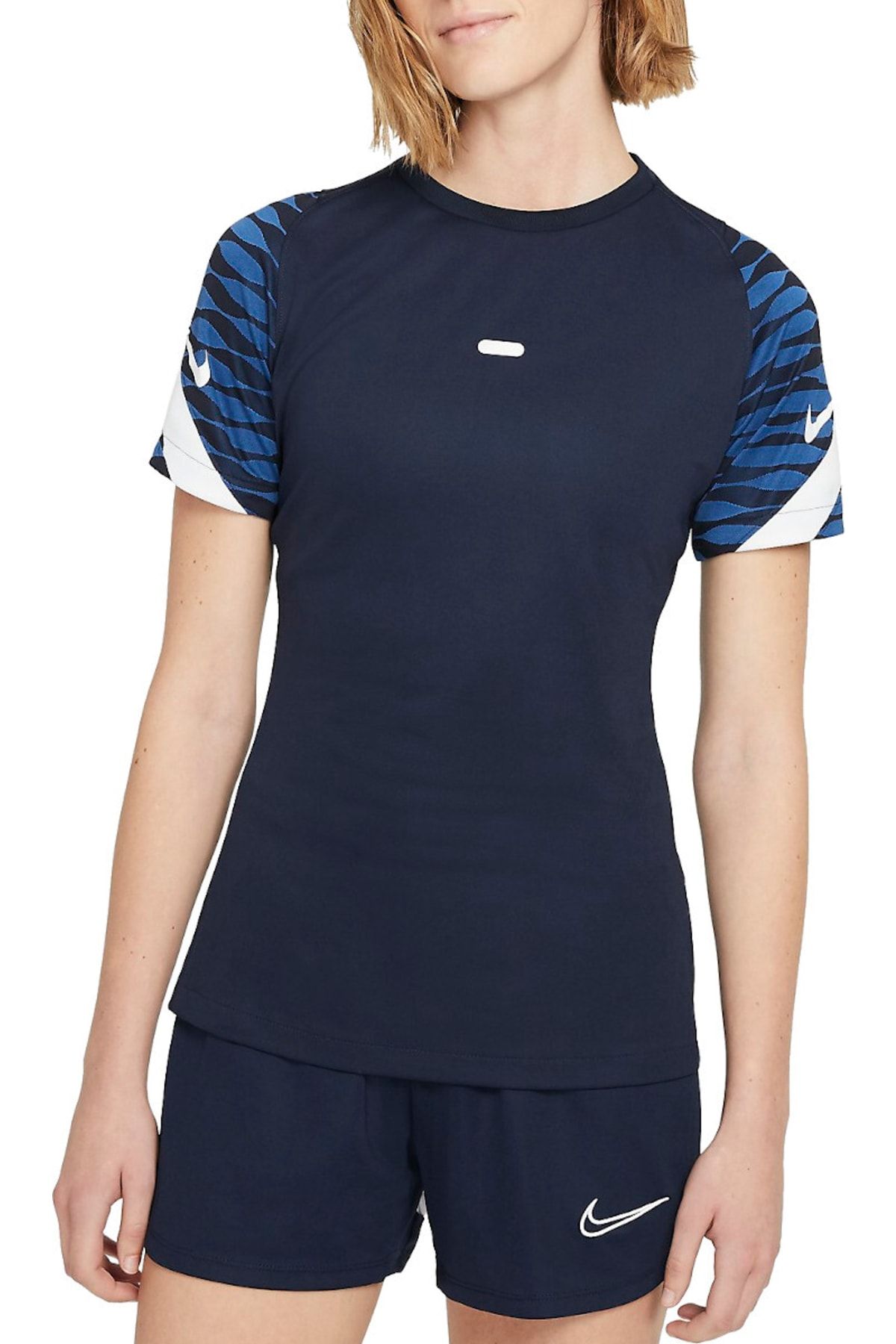 Nike Dri-fit Strike Mavi Kadın Tişört Cw6091-451