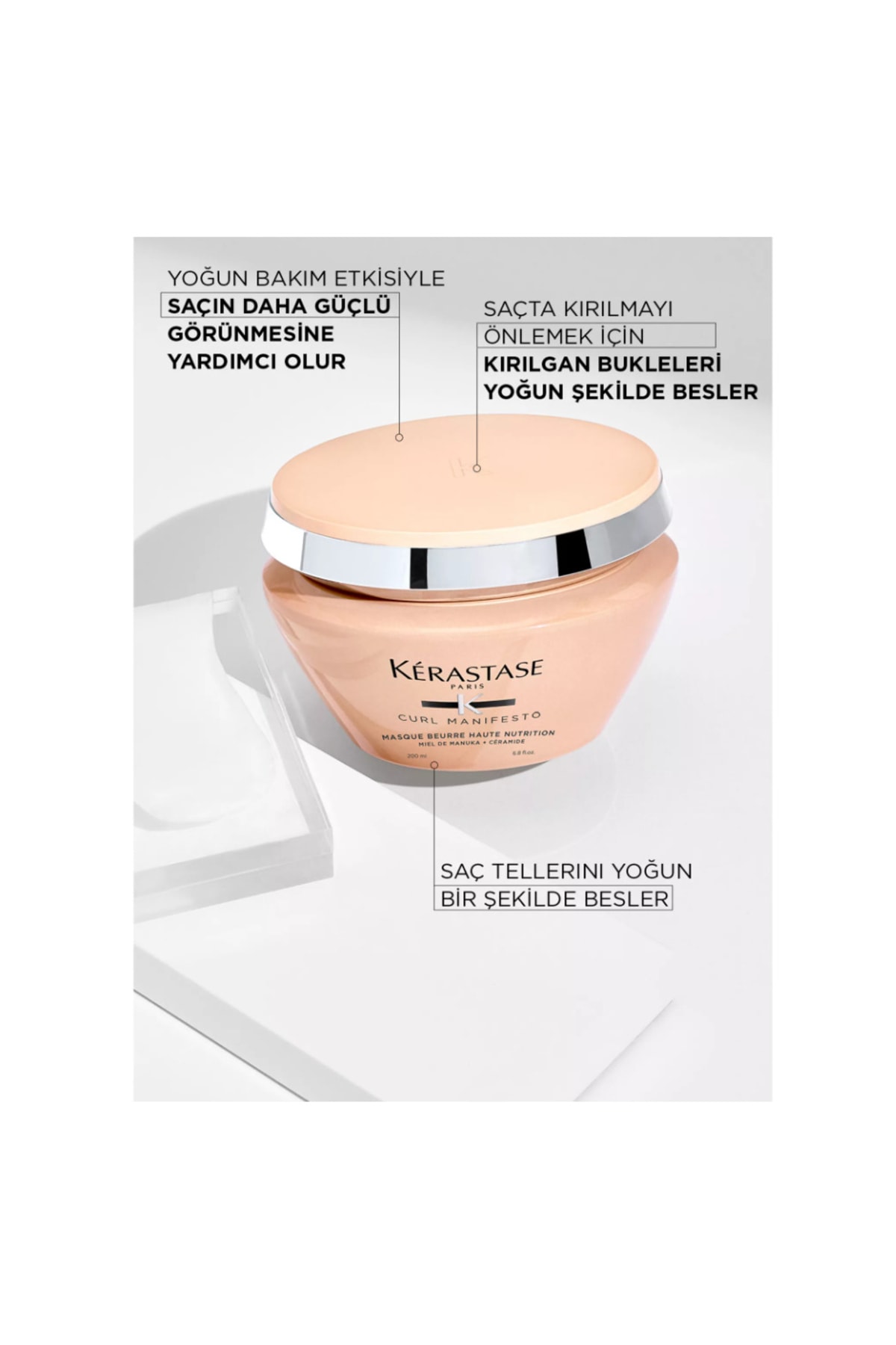 Curl Manifesto Masque Beurre Haute Nutrition For Curly And Uncontrollable Hair Mask 200 Ml — luxurykerastasemasks1y1k70 — تصویر 5 از 8