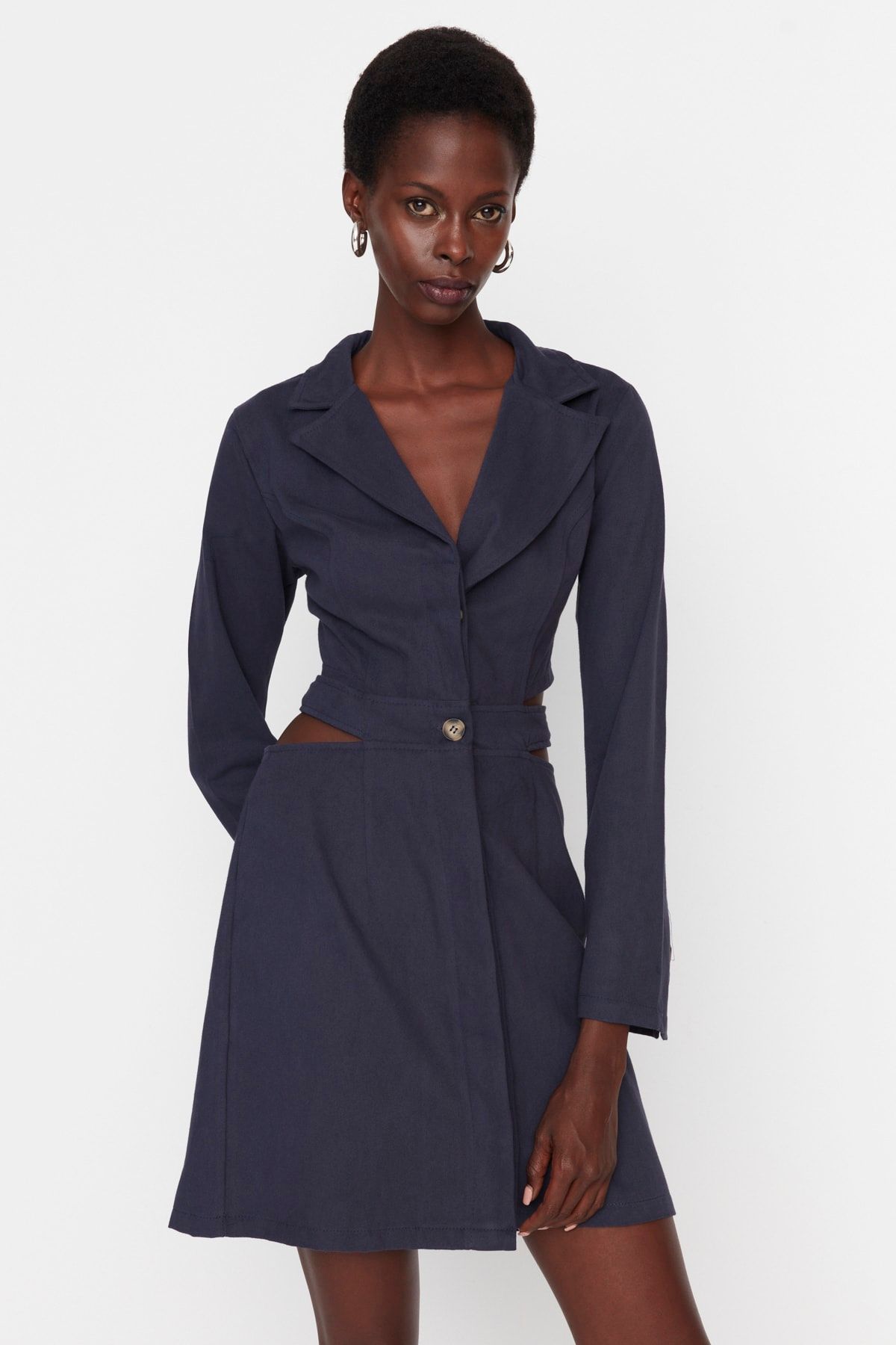Belted 2025 jacket dress
