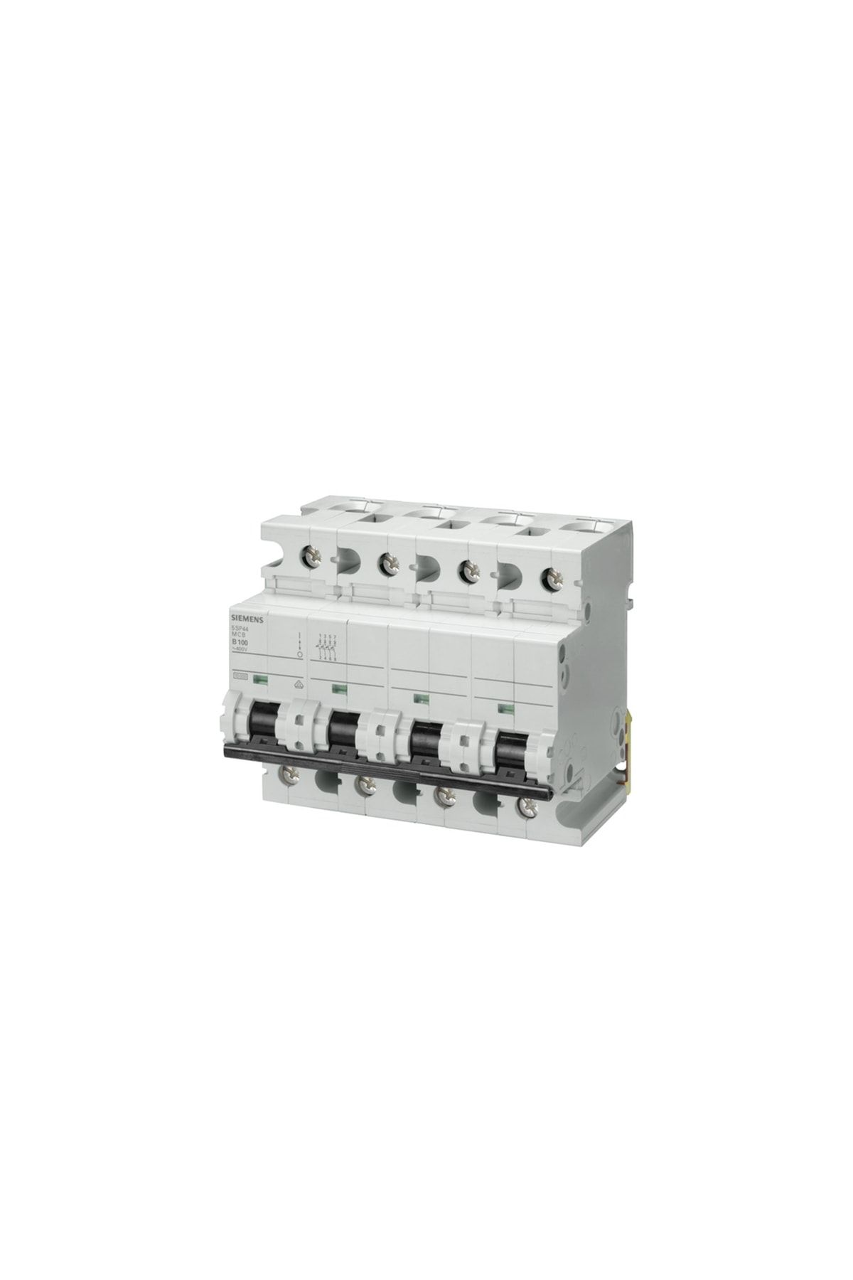 Tamer Elektrik-Siemens 5sp4491-7 100 Ampere 3 Phase + Neutral C Type Automatic Fuse 10 Ka C100x4 1