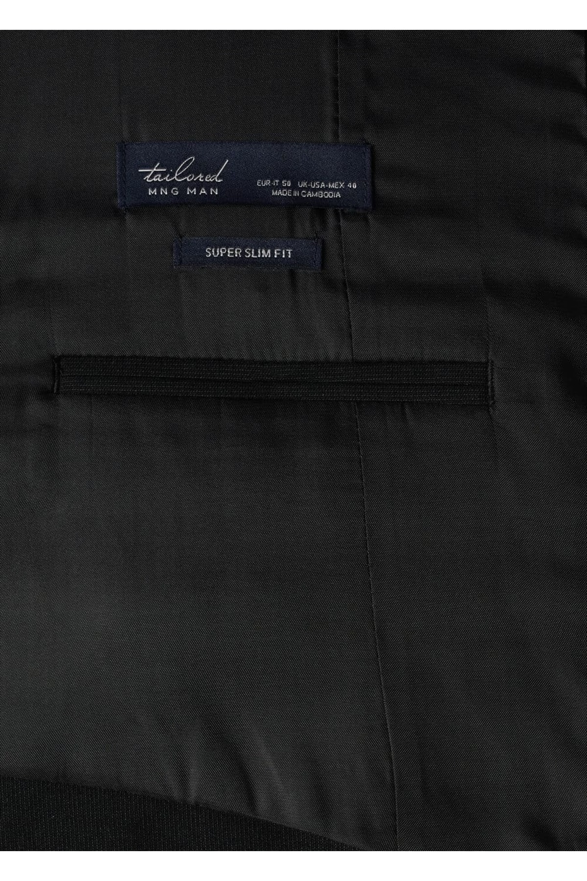 ژاکت مردانه مشکی منگوMANGO Man | 27050058 اورجینال - تصویر 7