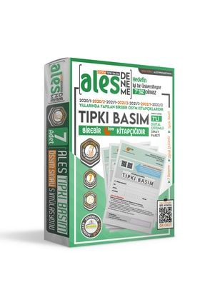Ales Ösym Çıkmış Soru Tıpkı Basım Türkiye Geneli Deneme Sınav Kitapçıkları Dijital Çözümlü 7li Paket ALESTIPKIpaket4044