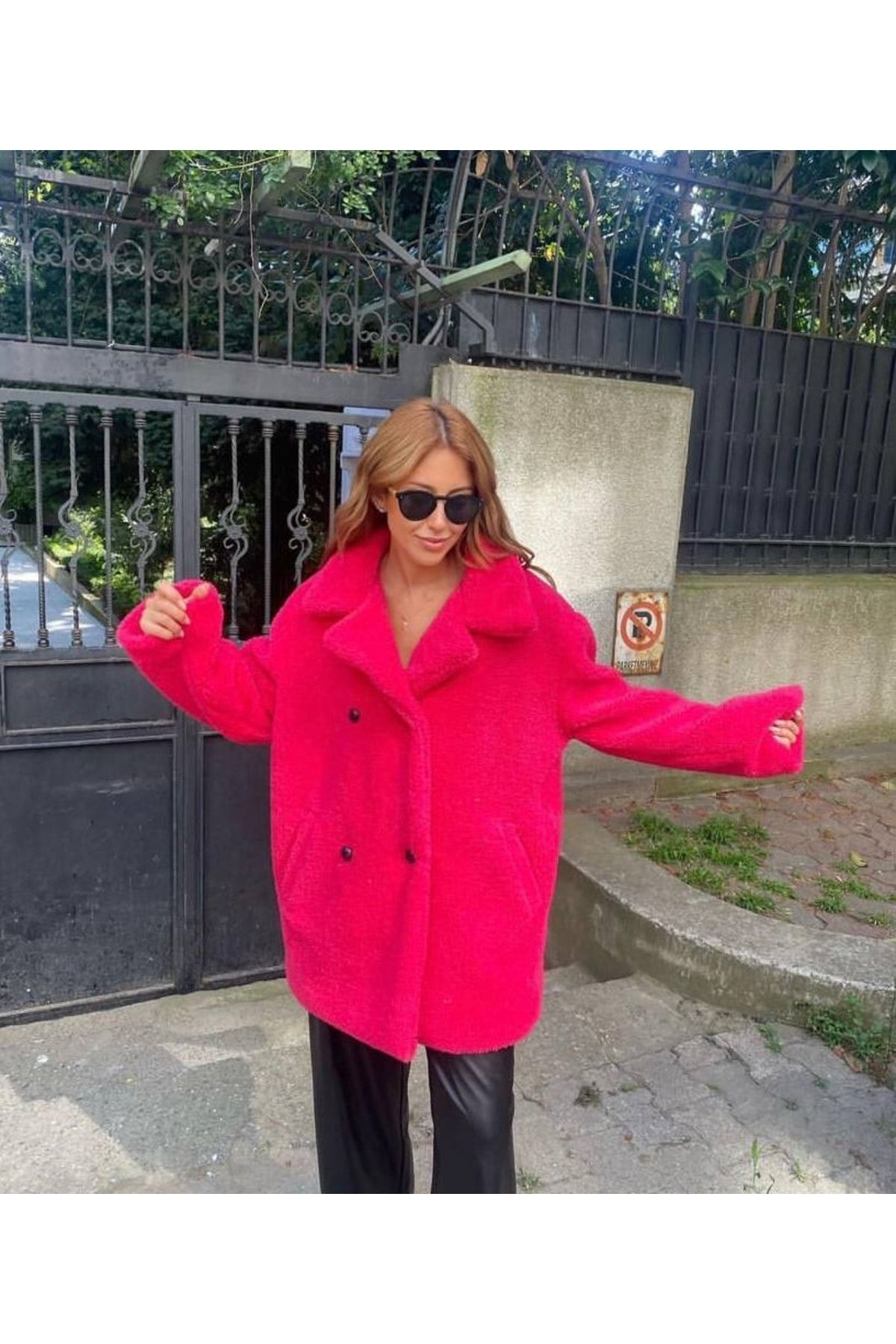 Butik Beyza Dört Dme Puluş Mont