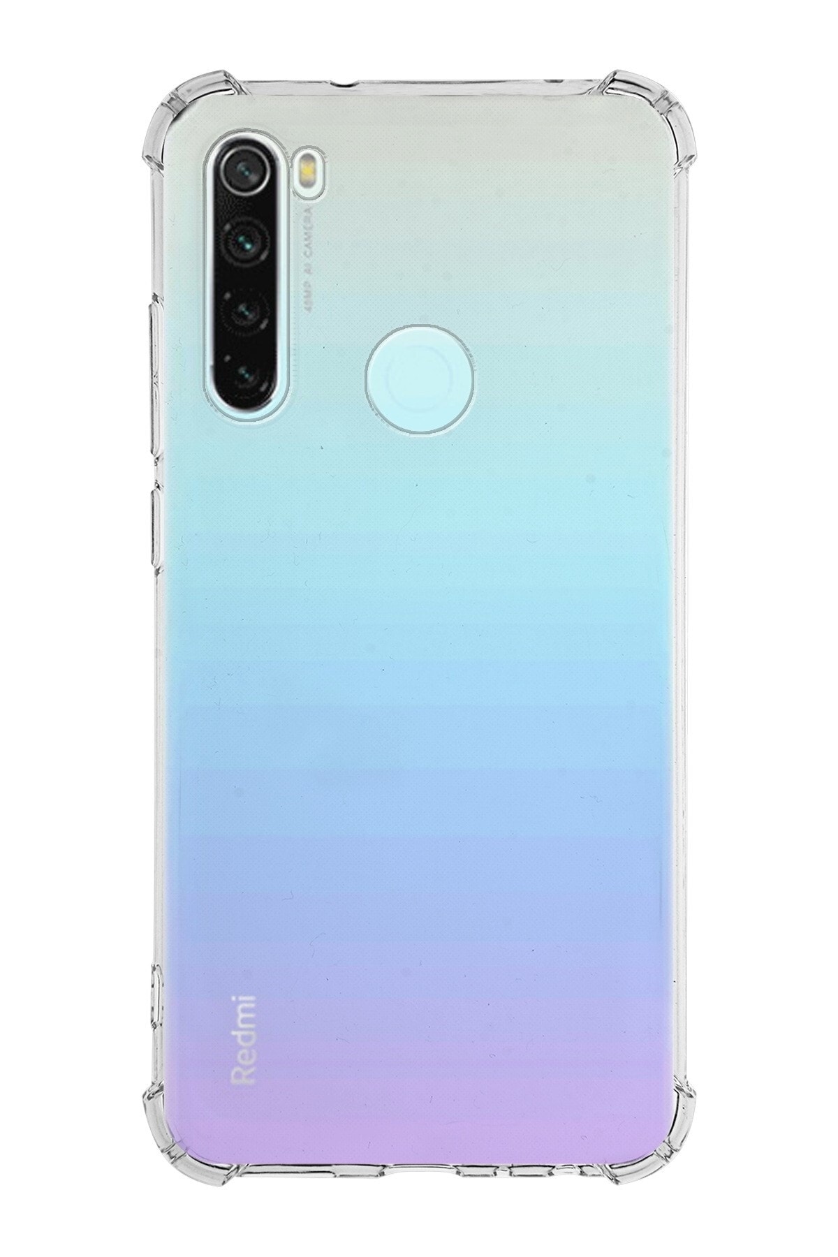 Xiaomi Redmi Note 8 Kapak Köşe Korumalı AirBag Antishock Şeffaf Silikon Kılıf