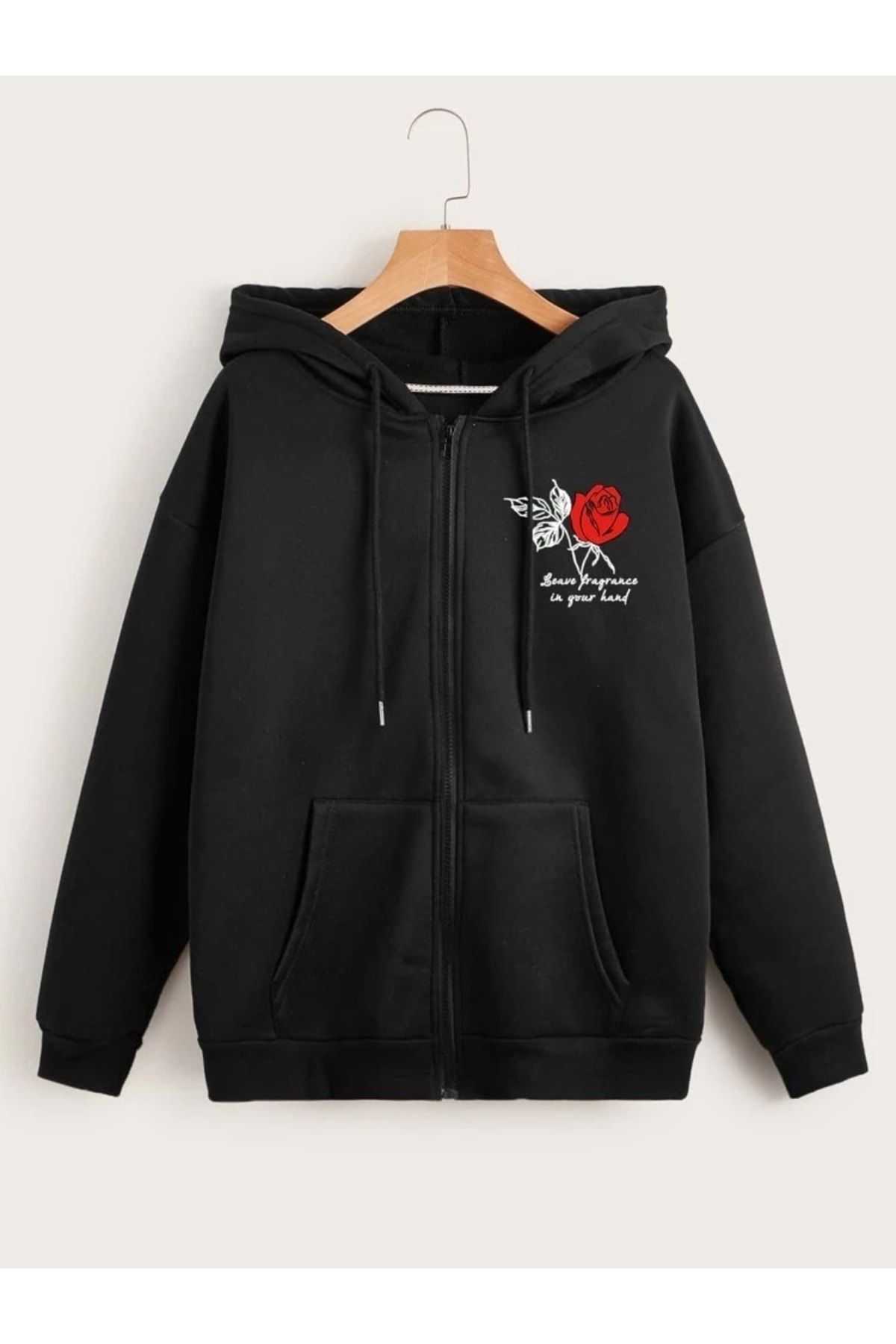Dark hot sale rose hoodie