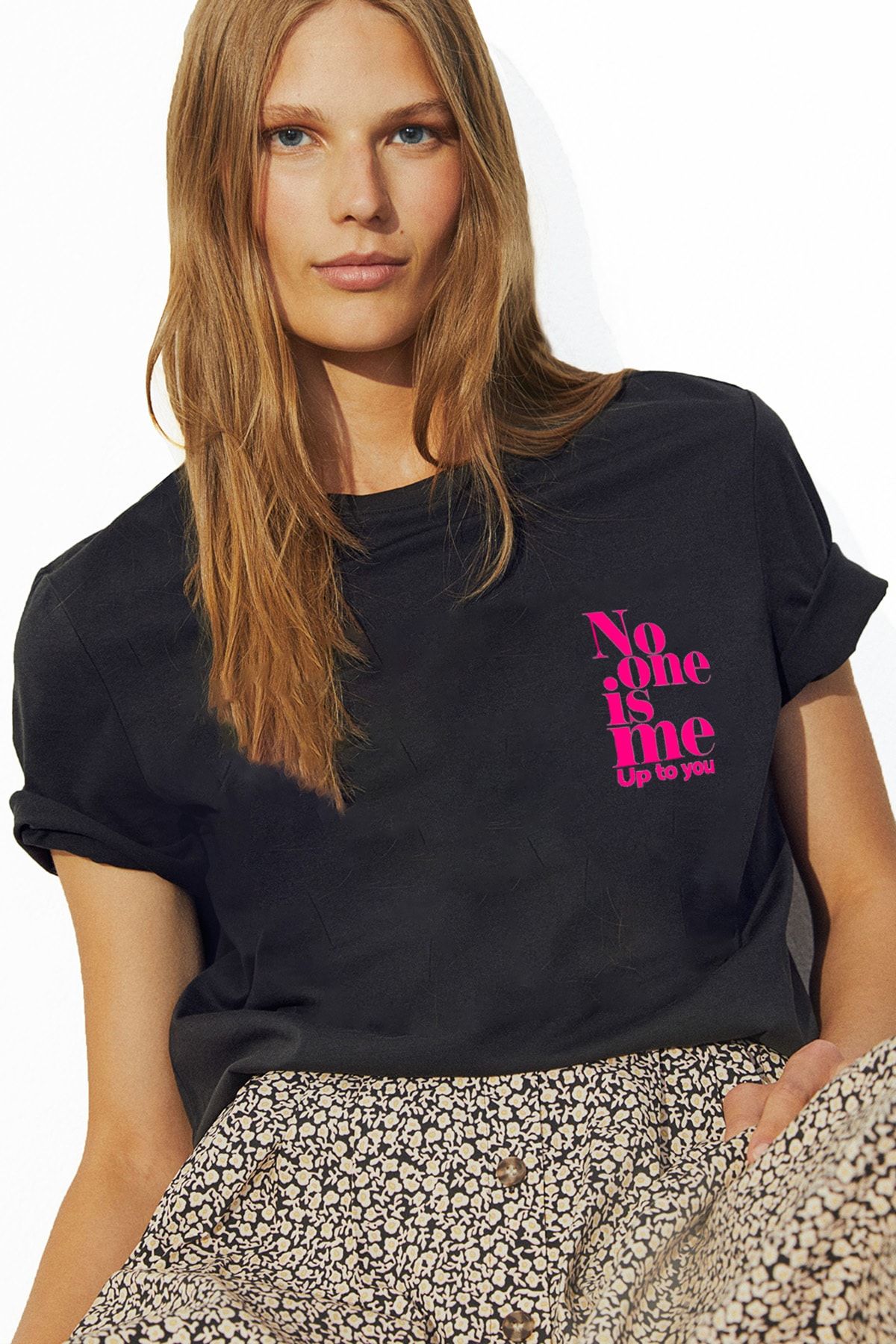 Mack-No One Is Me Black Boyfriend Women's T-Shirt 1