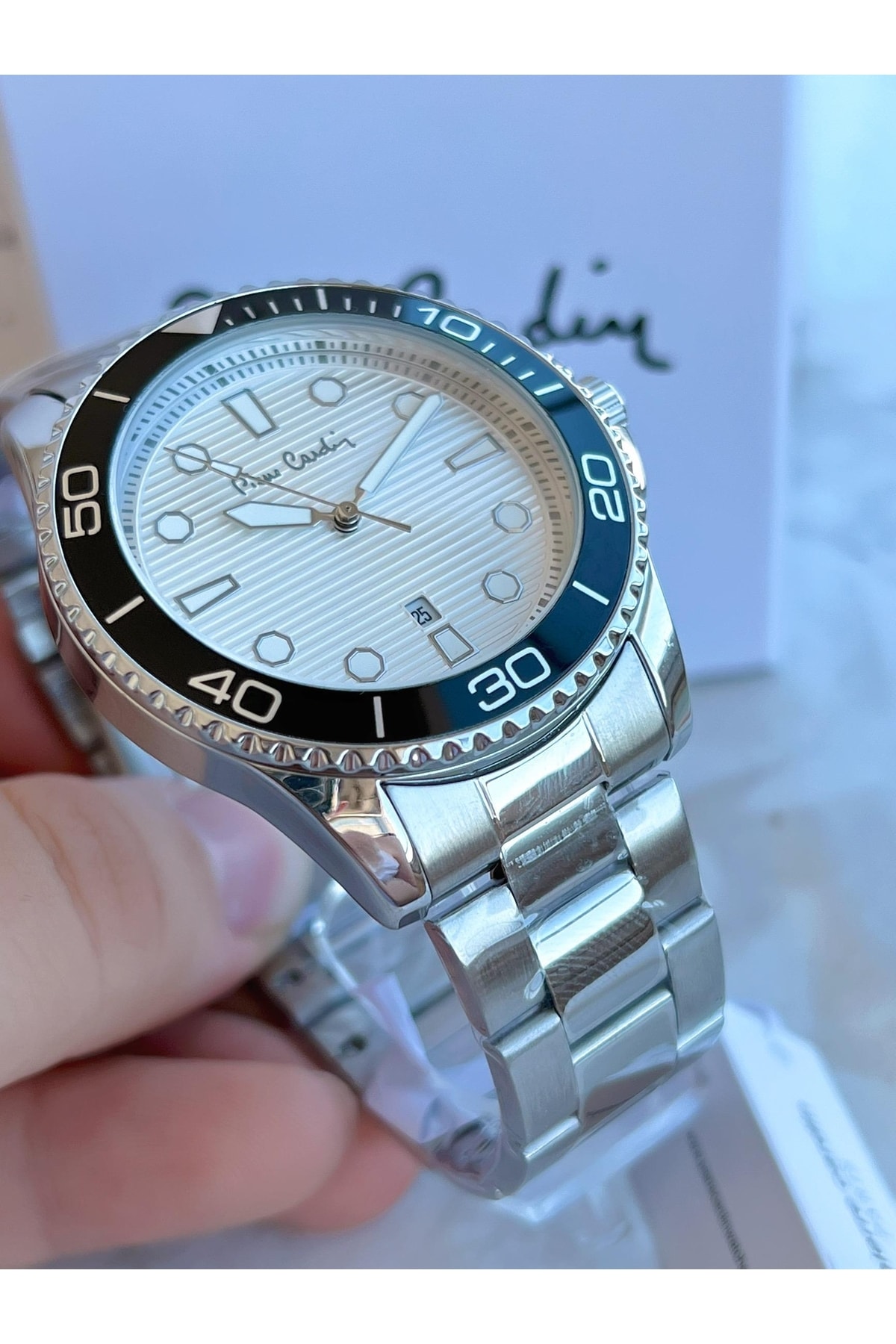 ساعت مردانه خاکستری پیرکاردینPierre Cardin | PR.01.CD.1001 اورجینال - تصویر 3