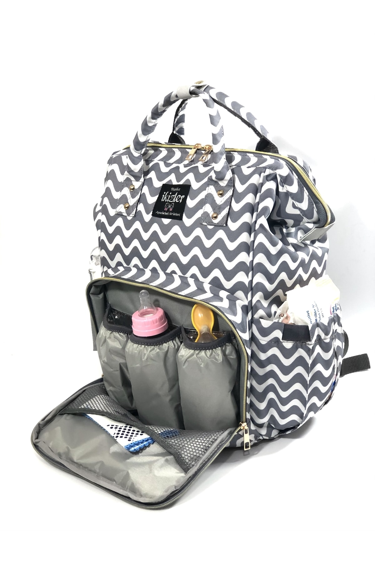 Harika ikizler Termal ( Yemek , Mama Taşıma ) Çanta Ve Anne Bebek Bakim Çantası fotoğrafı 7 (önizleme)