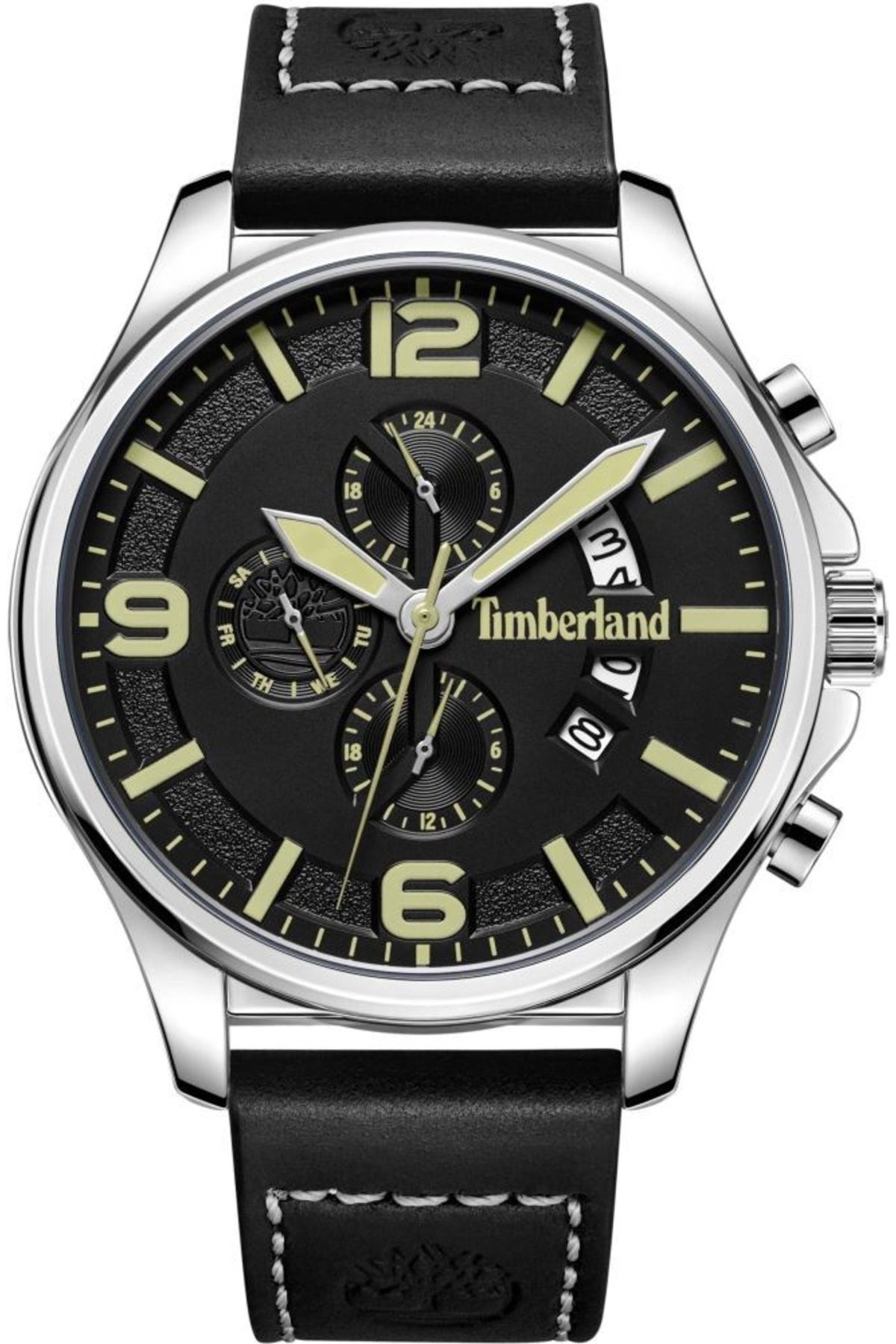 Timberland black deals watch