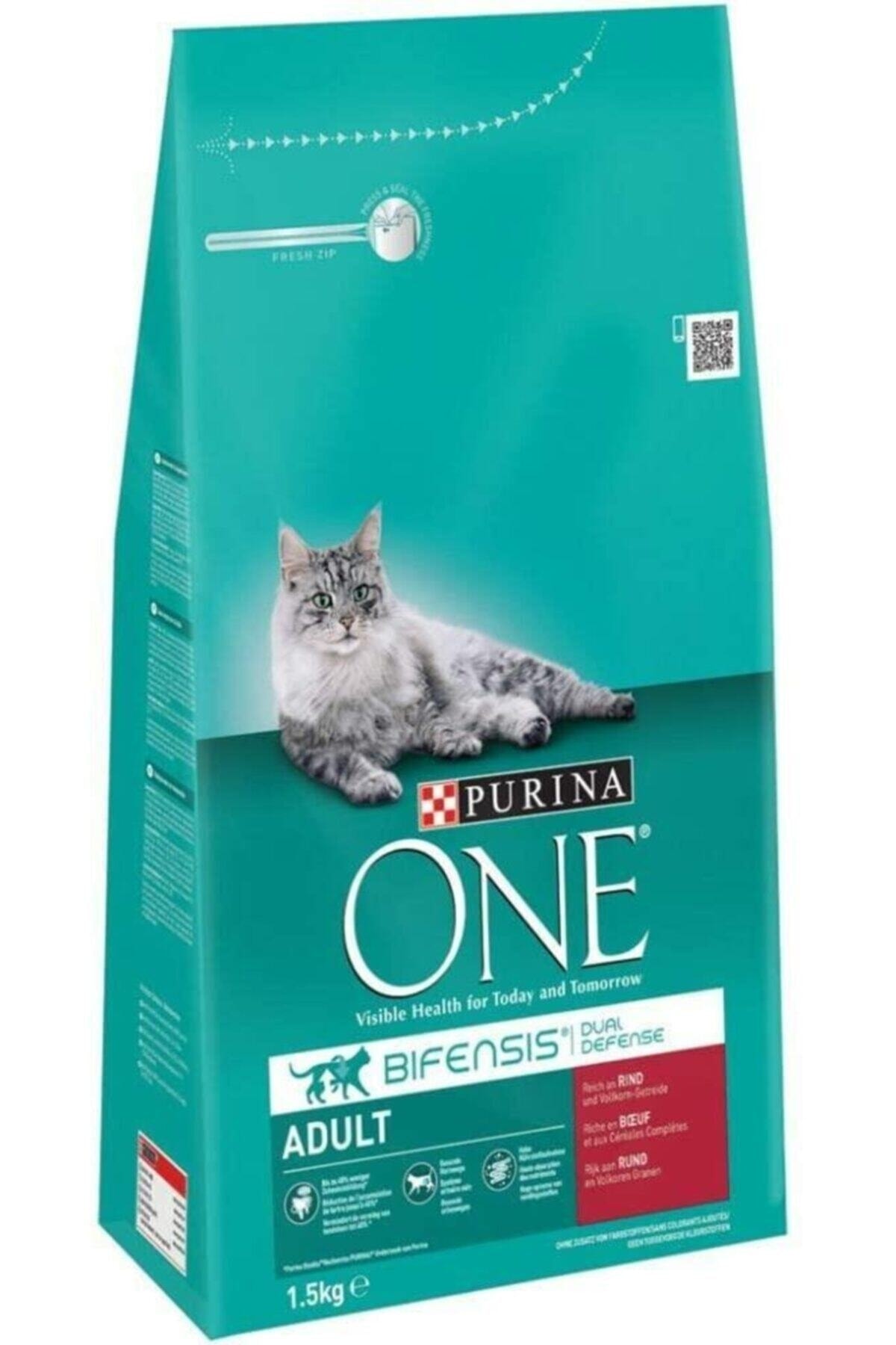 Purina One One Bifensis Yetişkin Kediler Için Sığır Etli Tam Kuru Kedi Maması 1.5kg