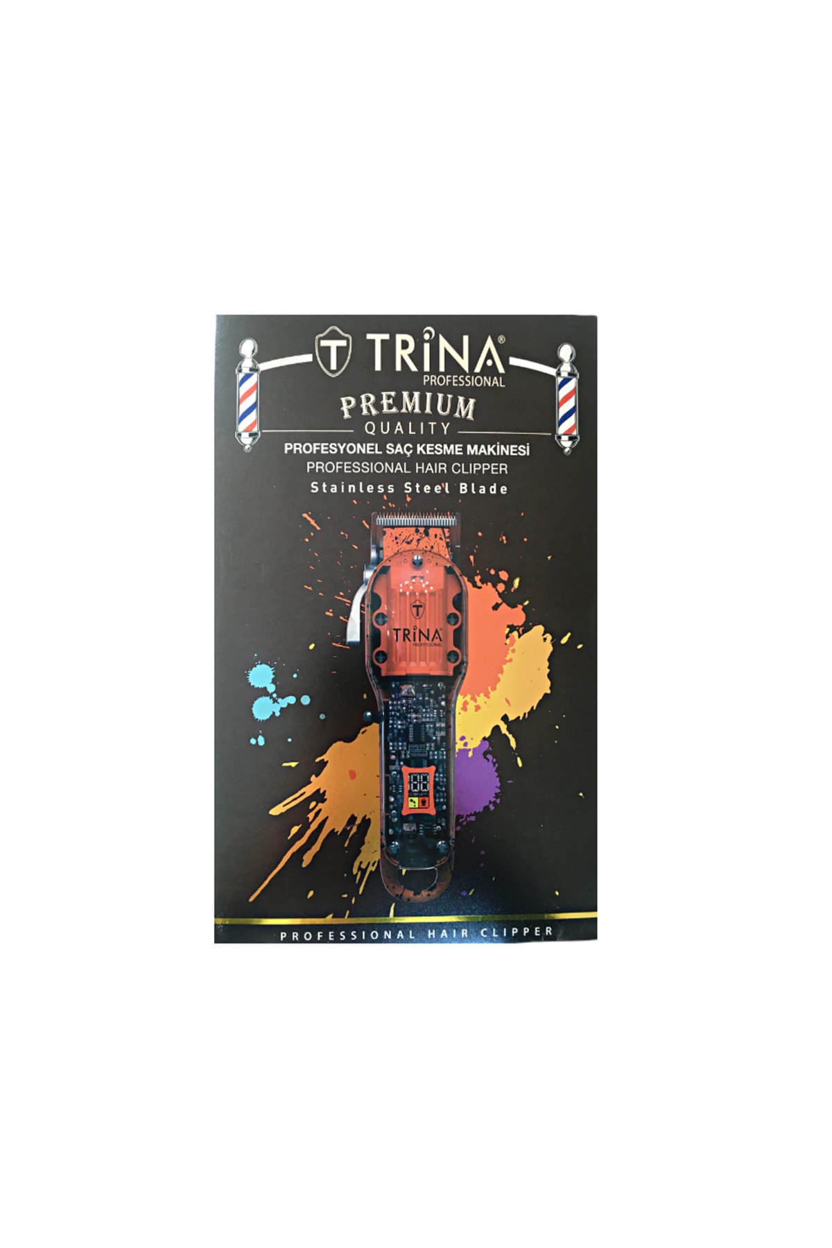 Trina Premium Quality Profesyonel Saç Kesme Makinesi Trnsacks0055