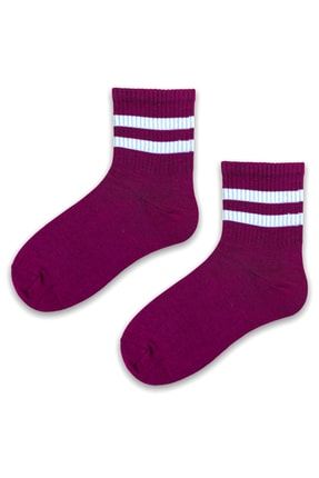 Erkek Kadın Çorap Soket Uzun Corap Renkli Desenli Çoraplar 6 Adet SS-449
