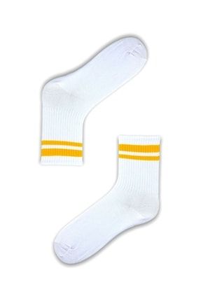 Erkek Çorap Soket Uzun Corap Kadın Havlu Renkli Desenli Çoraplar 4 Adet SS-295