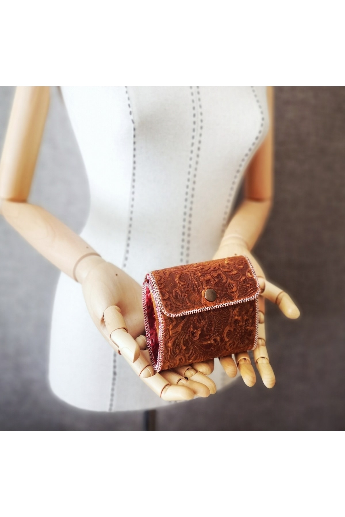 Genuine Leather Handmade Wallet for Women and Men, Card Holder, Real Leather Wallet, Personalization Tr1001