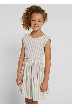 Kız Çocuk Çizgili Elbise M221-6968
