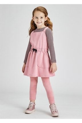 Kız Çocuk Penye Elbise Set M212N-4937