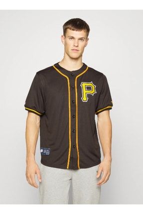 Orjinal Mlb Pitsburgh Pirates Erkek Forma T-shirt Düğmeli O0203011MLB9950SYH