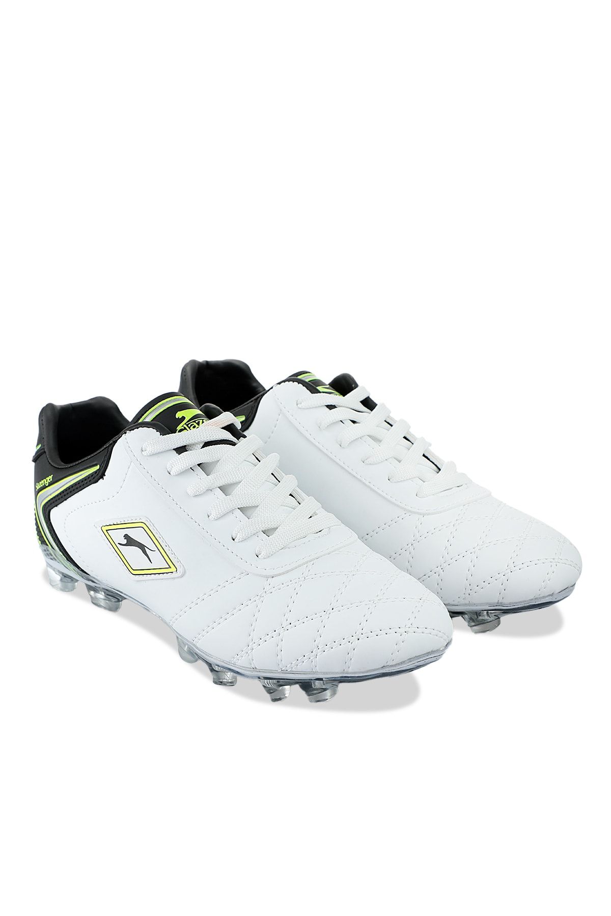 Slazenger کفش کرامپون پسرانه فوتبال هوگو سفید / مشکی