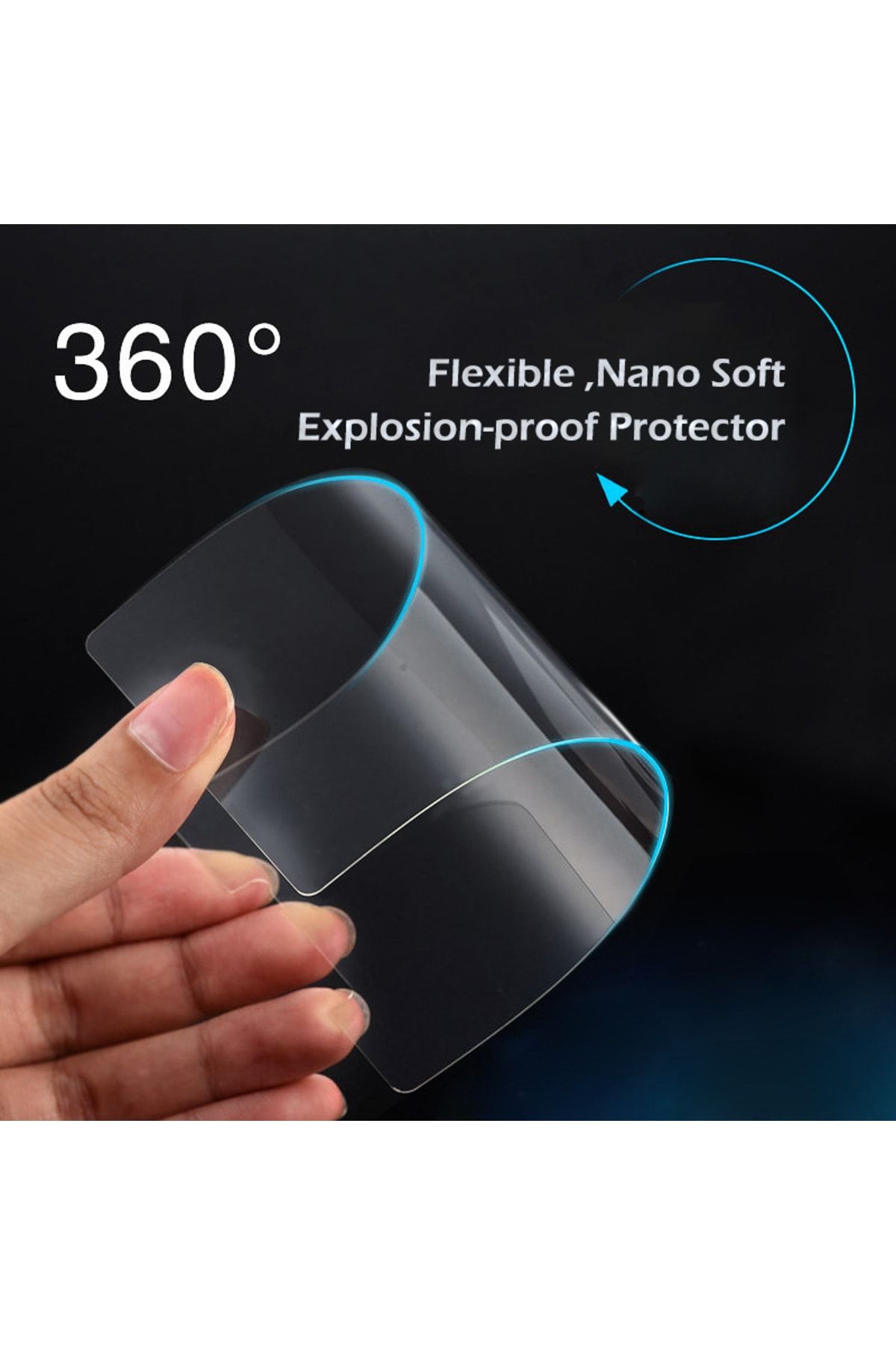 KVY-Oneplus 6t Nano Unbreakable Glass Screen Protector Compatible 4