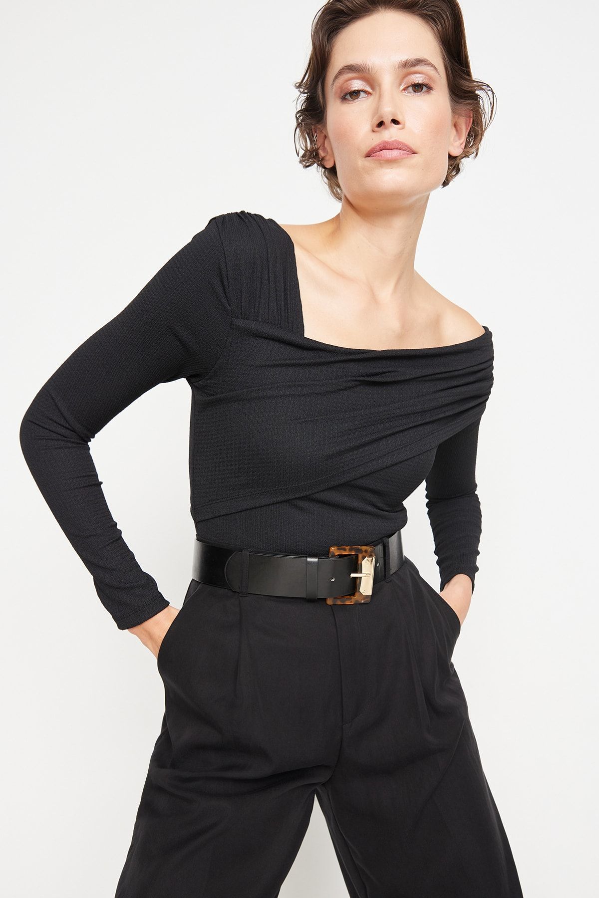 Trendyol Collection Body Schwarz Slim Fit