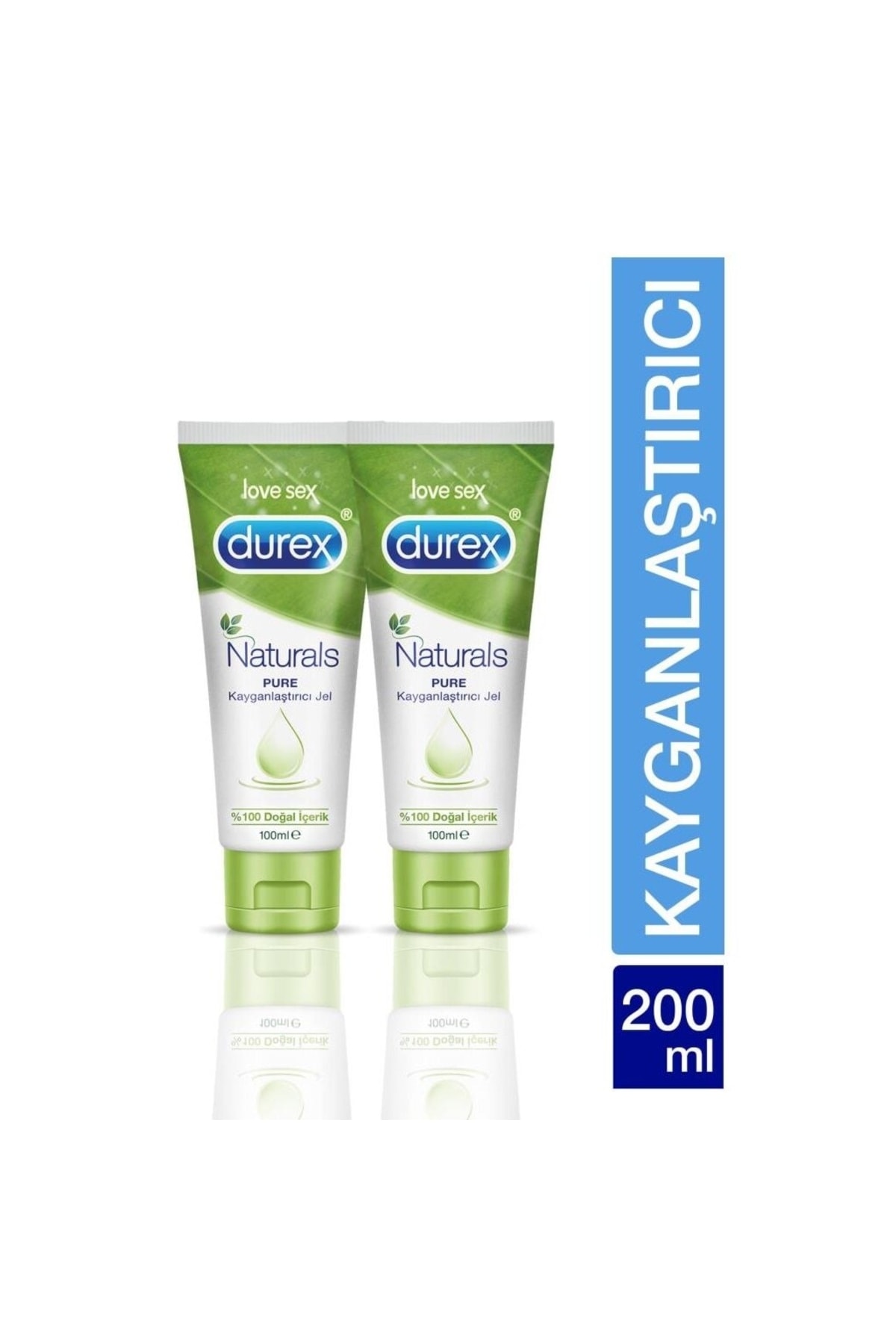 Natural Pure Kayganlaştırıcı Jel 100ml X 3 Adet