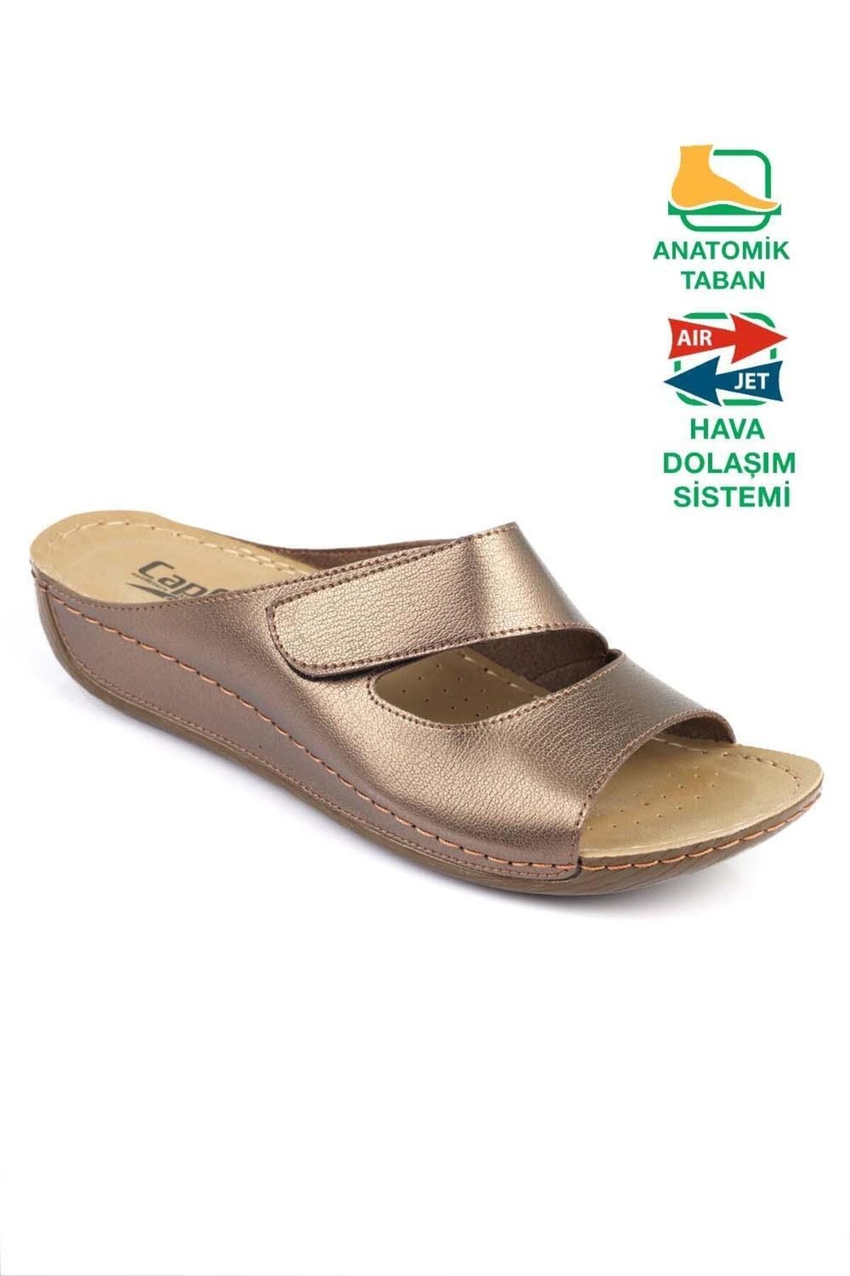 Capone Outfitters-Capone Z0381 Copper Anatomische Komfort-Hausschuhe für Damen 12