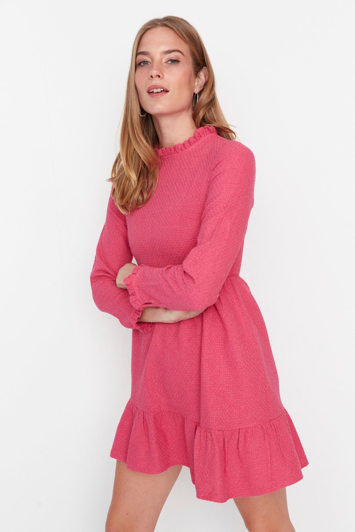 Trendyol Collection Kleid Rosa A-Linie