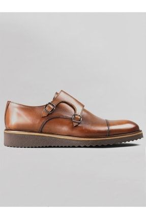 Mendoza Erkek Hakiki Deri Tokalı Klasik Ayakkabı-taba TX09CE6D0A285