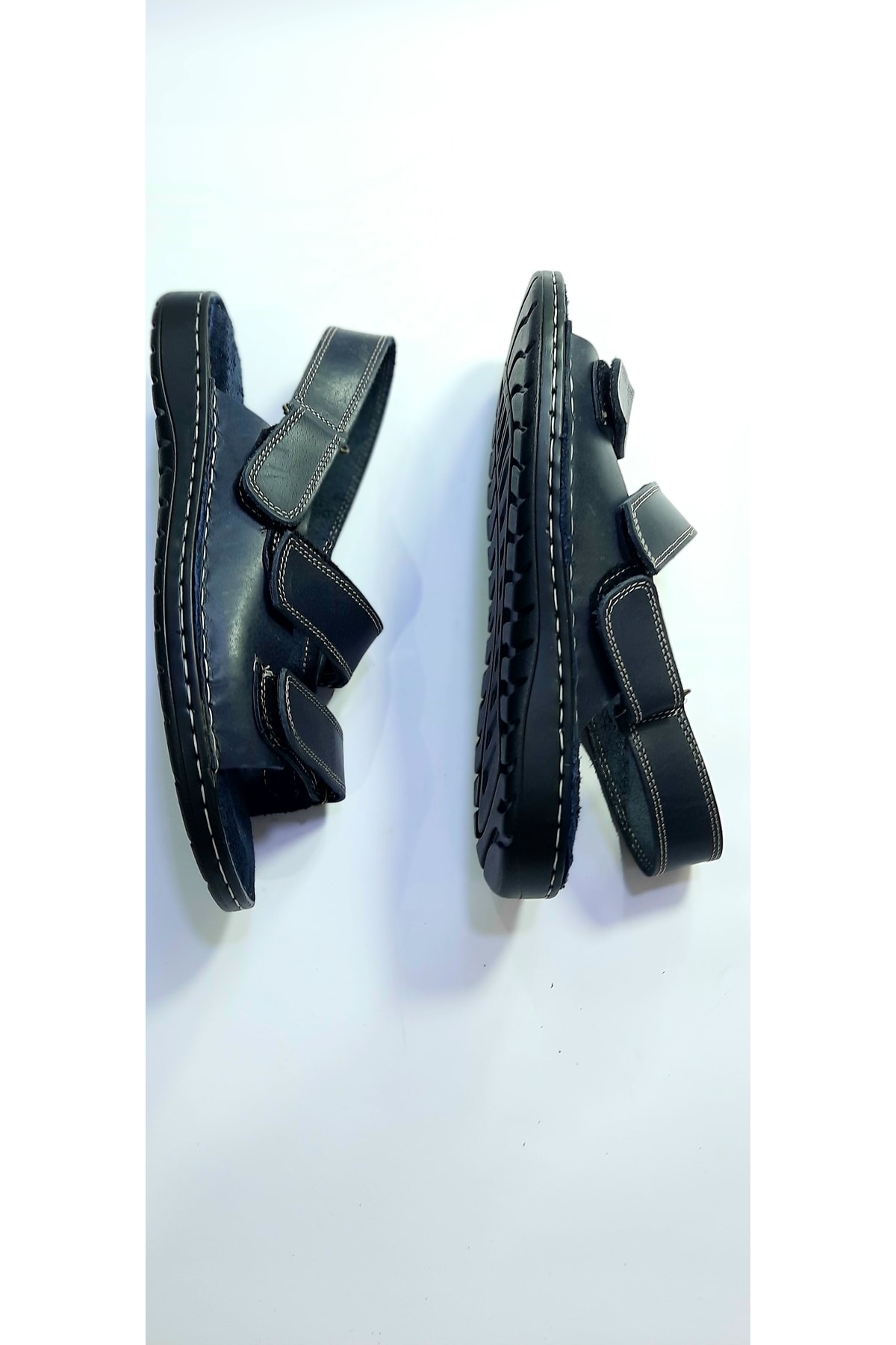 صندل زنانه آبی سرمه ای KAPAR | TYC00539896322 اورجینال - تصویر 4