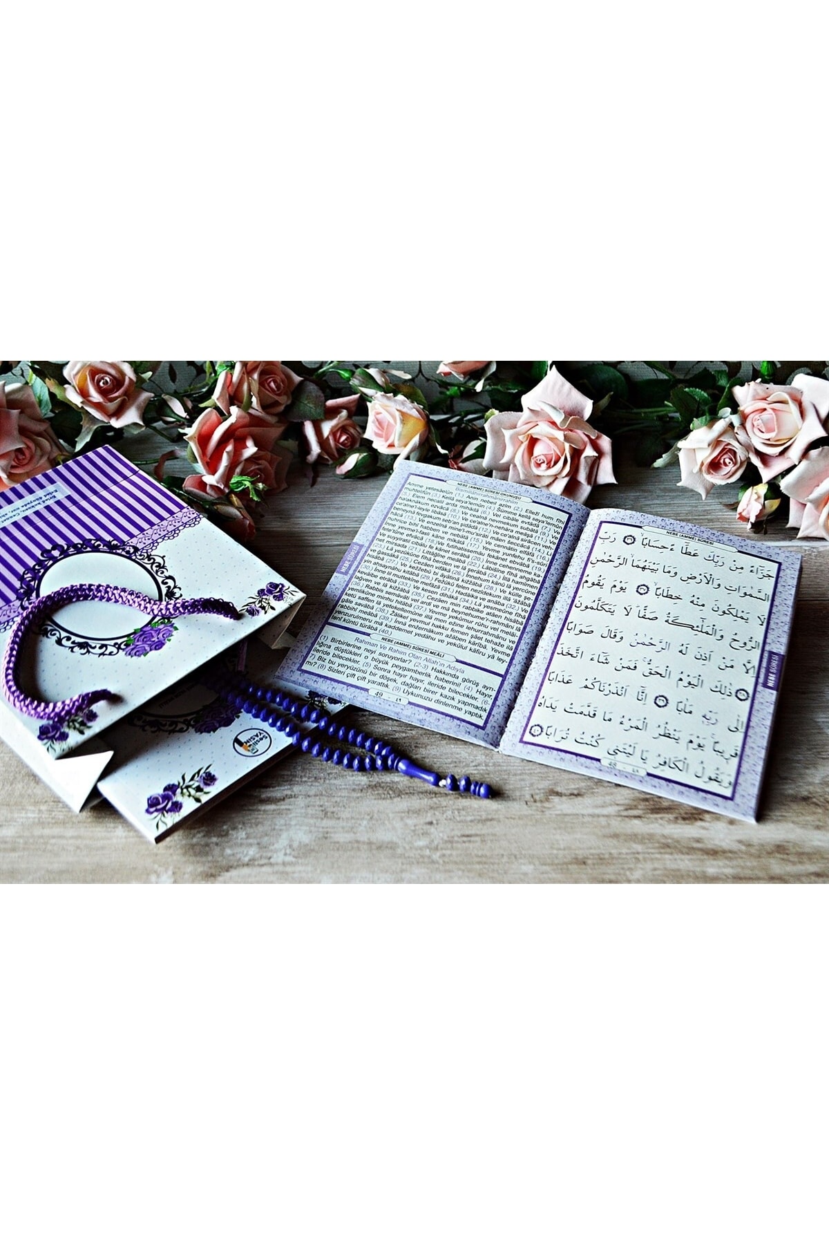 Medrese Yayınları 50 Li Karton Çantalı Yasin Cüzü Kitabı Gül Kokulu Telefonda Sesli Dinleme,dogum,mevlit Hediye,mor fotoğrafı 3 (önizleme)