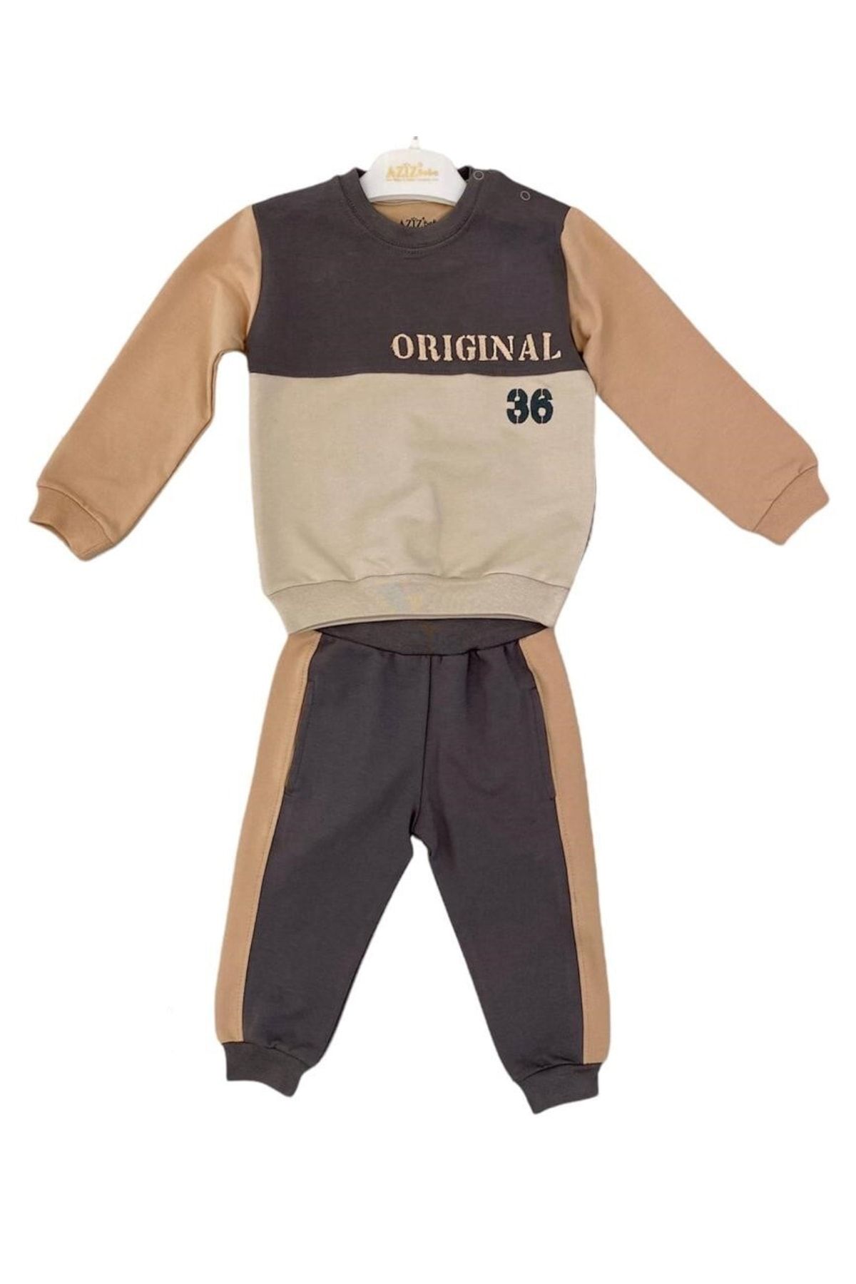 Baby khaki tracksuit sale