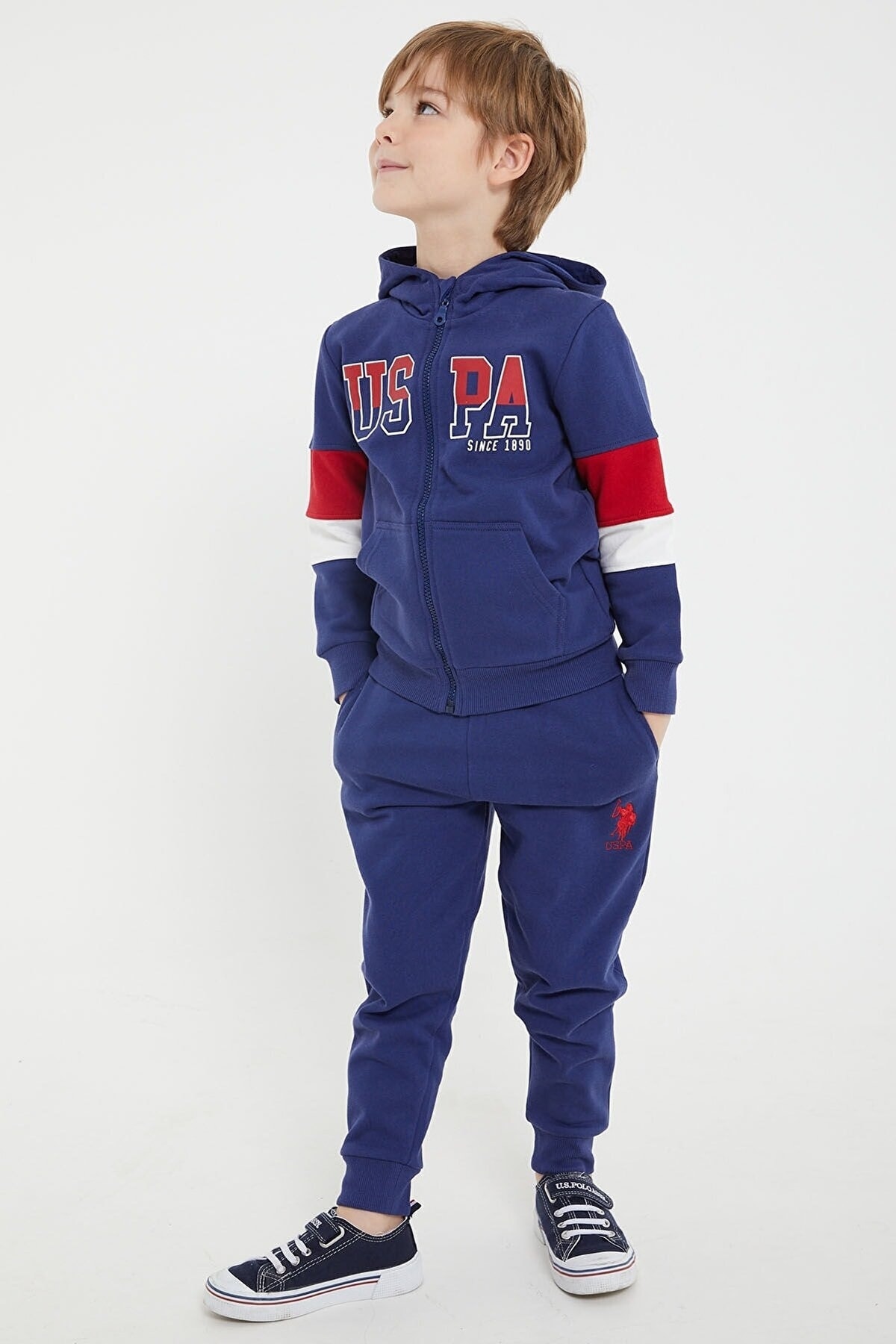 شلوار گرمکن پسرانه رنگارنگ یو اس پولوU.S. Polo Assn. | US1151-4 اورجینال - تصویر 3