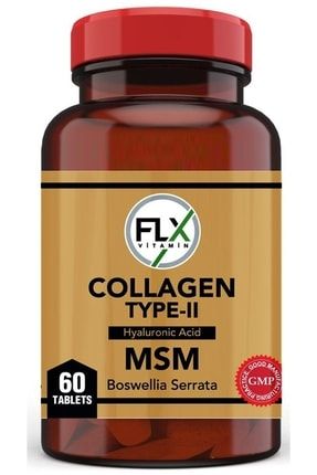 Collagen Type-ıı Hyaluronic Acid Msm Boswellia Serrata 60 Tablet yen-60