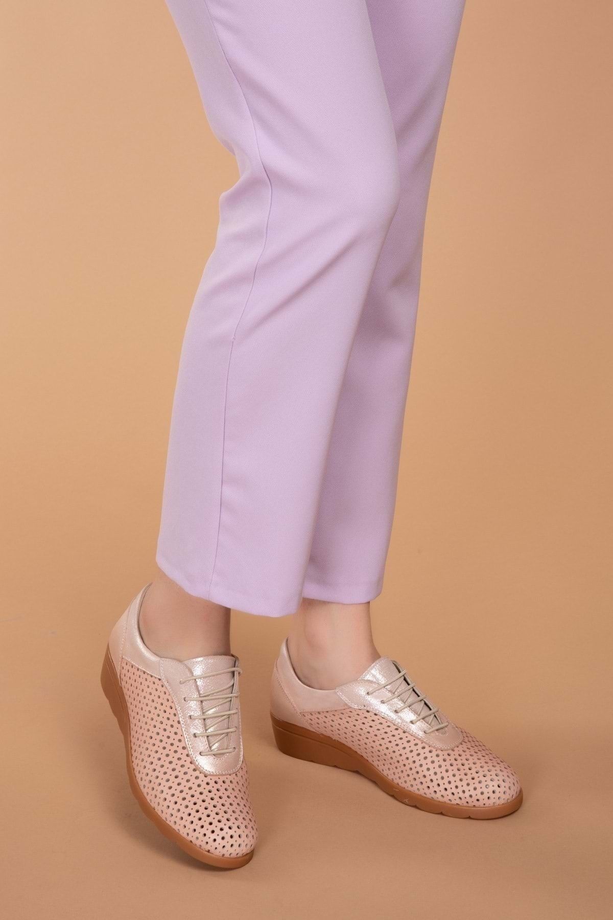 Gondol-Pantofi eleganti de zi cu zi din piele naturala Rx.101 - roz - 38 2