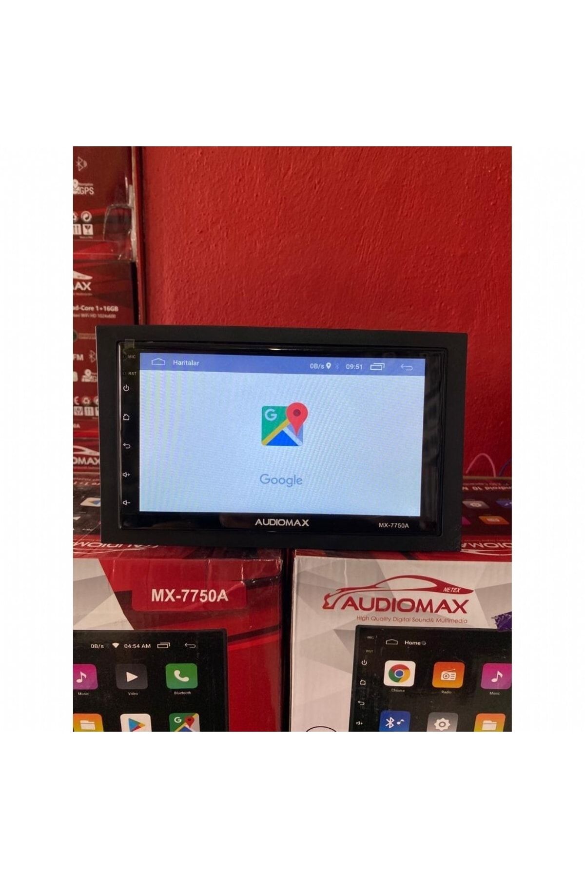 AUDİOMAX-Volkswagen Transporter T5 Mx-7750a Android Double Tape + camera 7 Inc 3