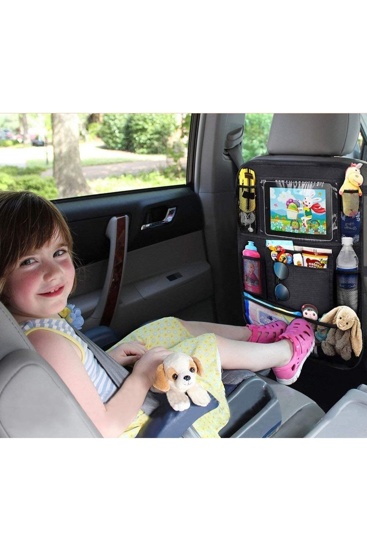 Ankaflex Vehicle Tablet Holder Car Seat Back Protective Storage Organizer  Car Seat Back Organizer - Trendyol