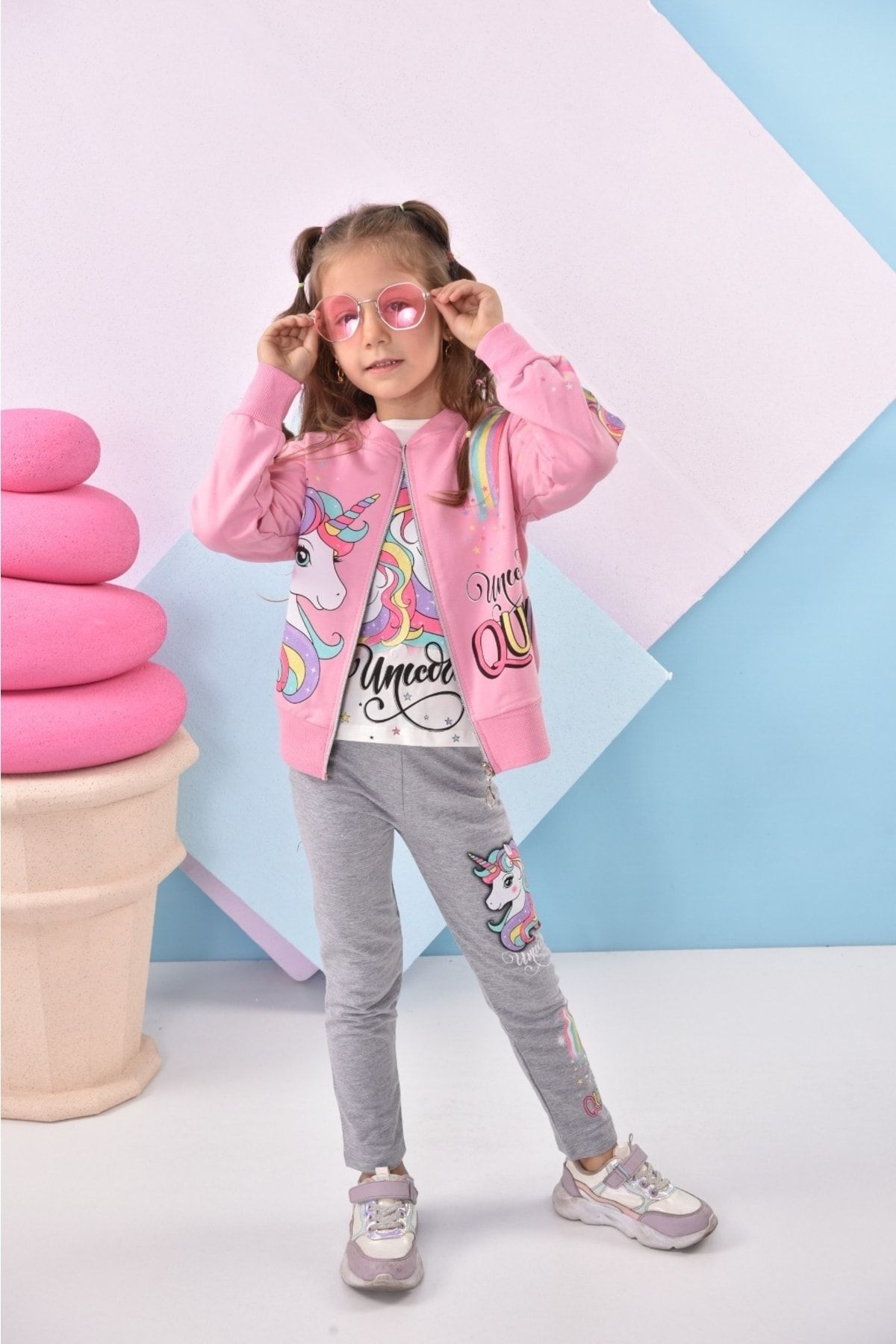 Girls store unicorn tights