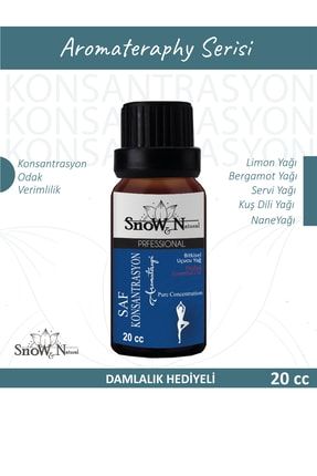 Saf Konsantrasyon Aromaterapi Yağ Karışımı Odaklanmaya Yardımcı 20ml 8682022044235