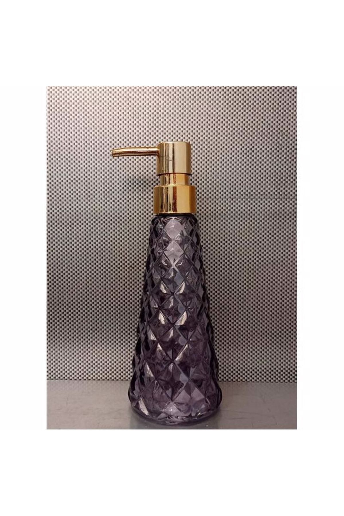 ALBAK Life Pyramid Patterned Glass Liquid Soap Dispenser
