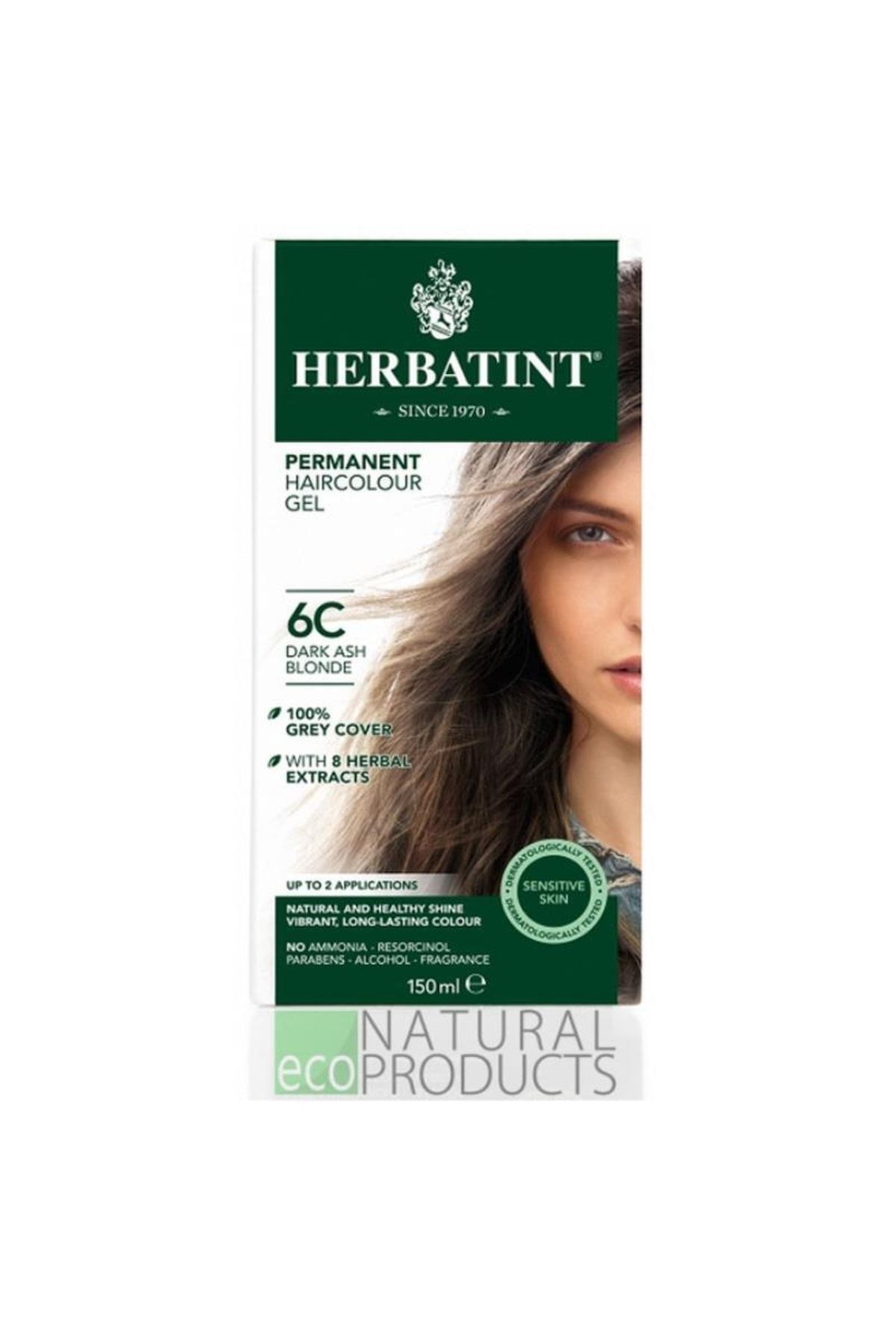 رنگ مو 6c بلوند خاکستری تیره Herba