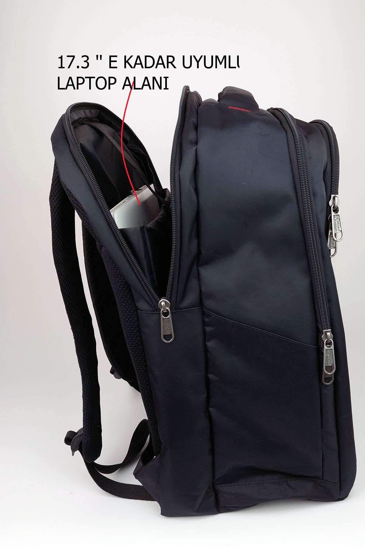 کوله پشتی زنانه مشکی toxo | TXS1000021 اورجینال - تصویر 5