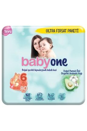 Yeni Bebek Bezi 6 Beden Xl Ultra Fırsat Paketi 80 Adet 513258-4