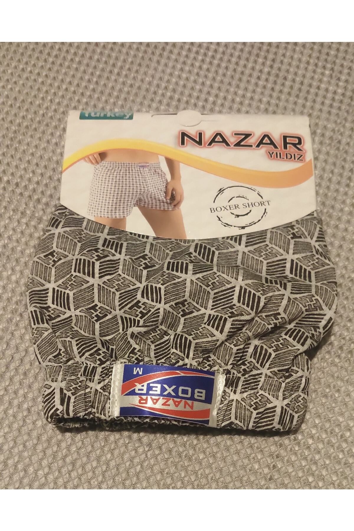 باکسر مردانه آبی Zümra Nazar Yıldız | 1 اورجینال - تصویر 2