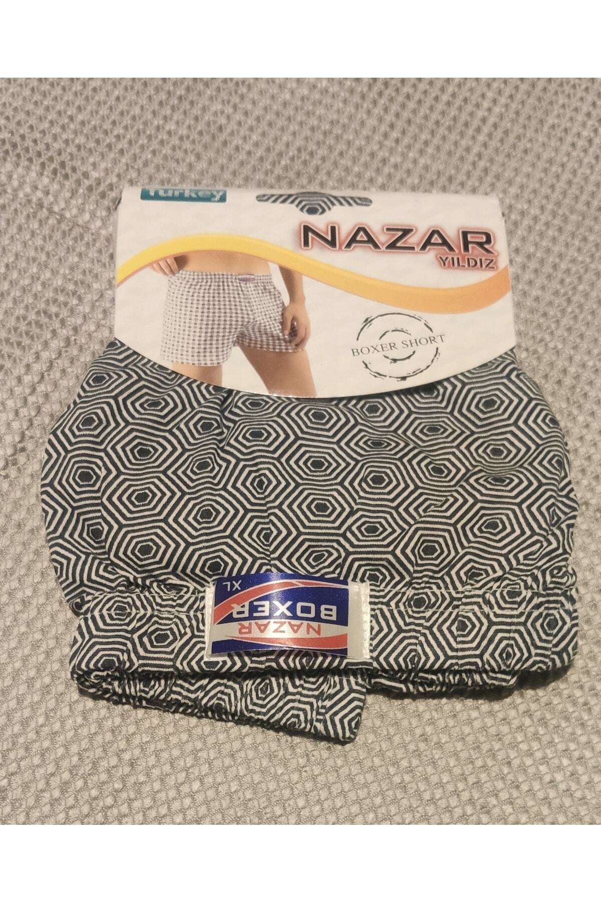 باکسر مردانه آبی Zümra Nazar Yıldız | 1 اورجینال - تصویر 7